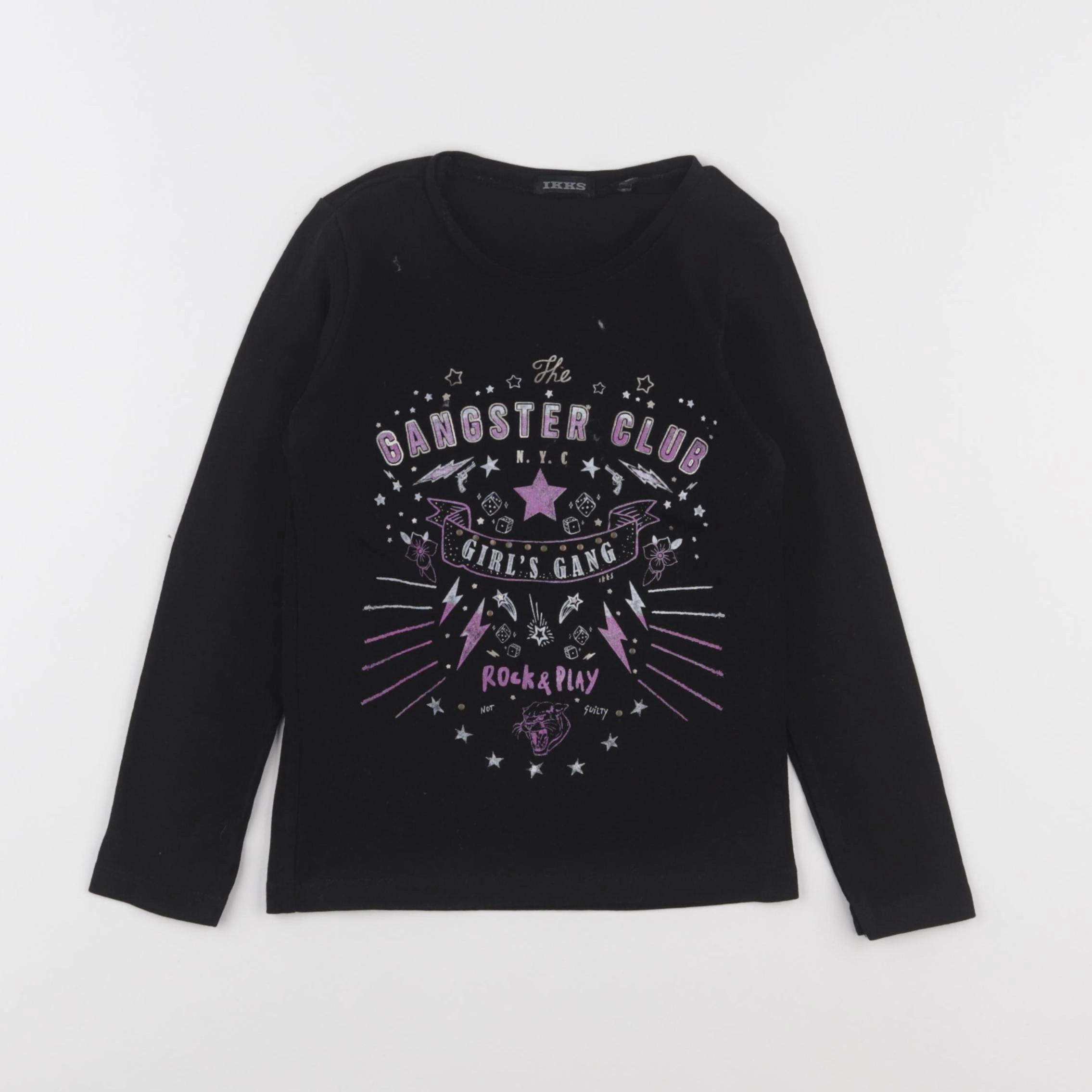 IKKS - tee-shirt noir - 4 ans