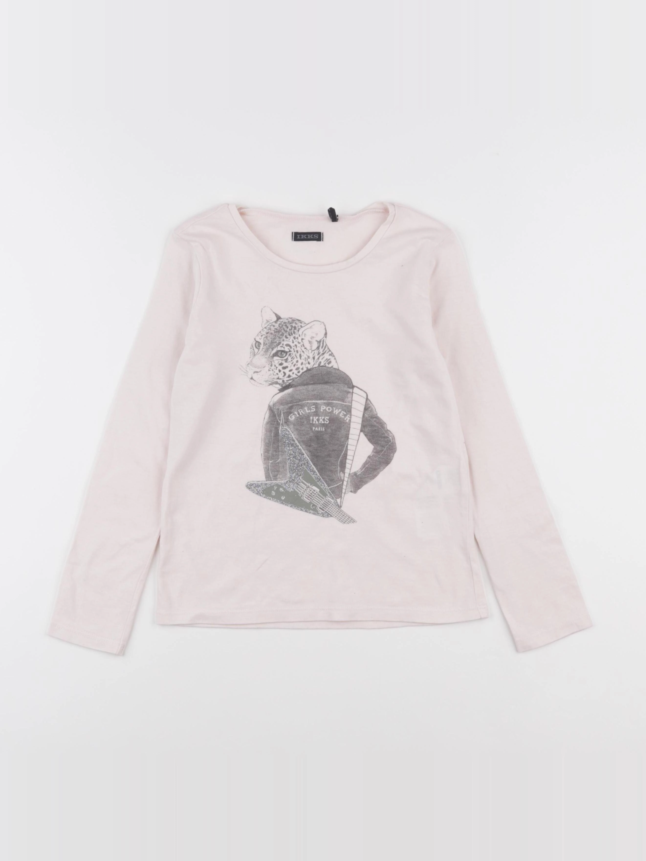 IKKS - tee-shirt rose - 8 ans