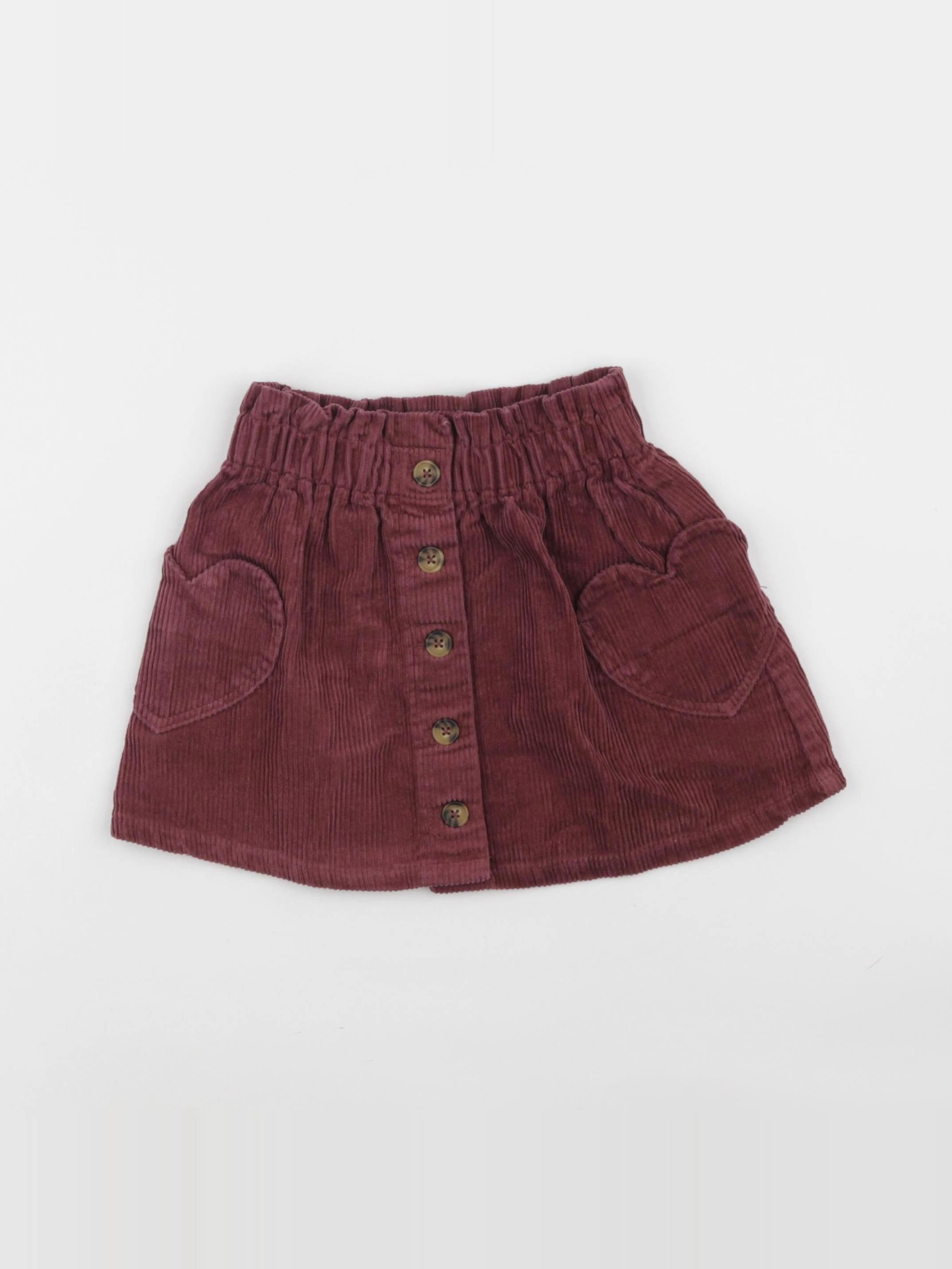 Vertbaudet - jupe rouge - 5 ans