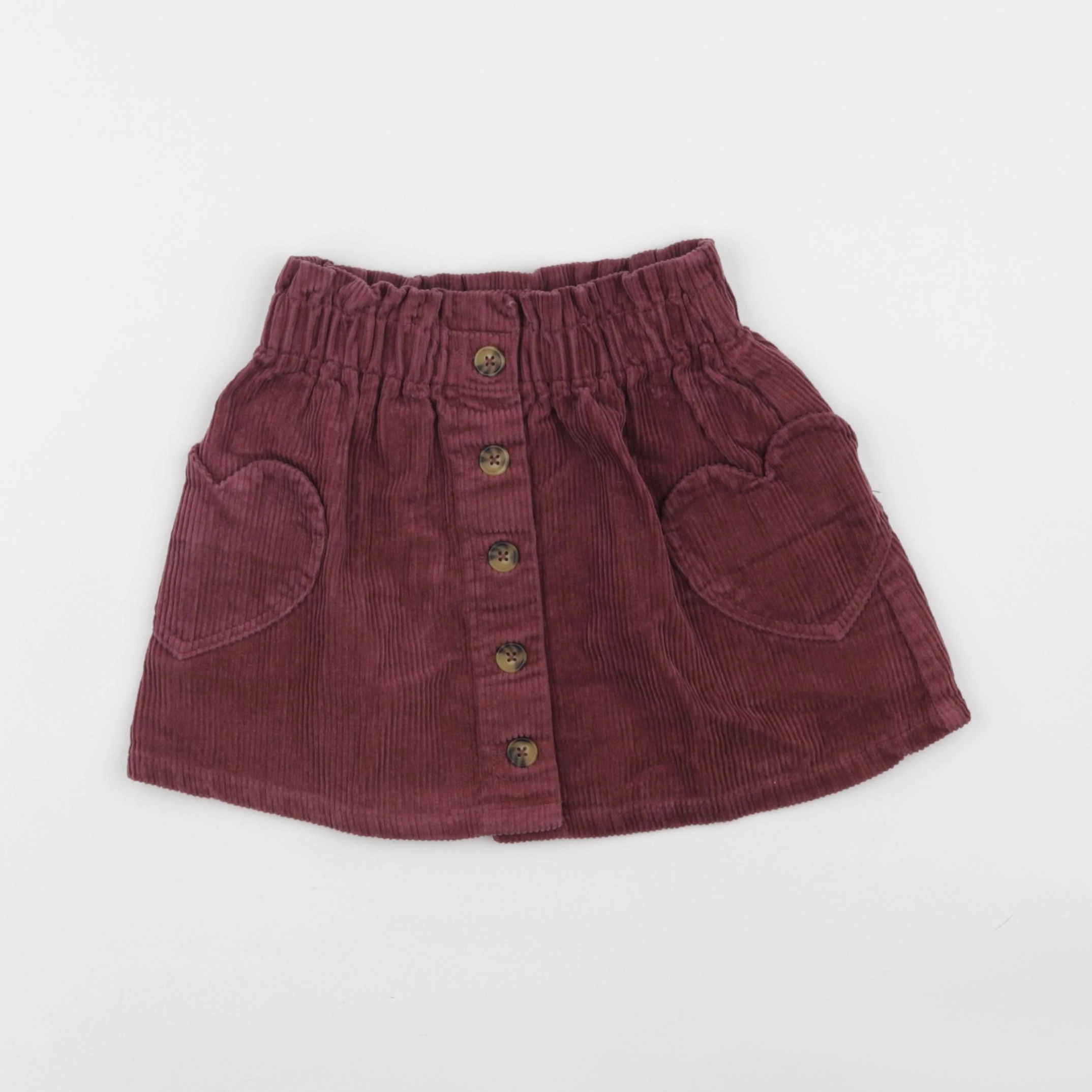 Vertbaudet - jupe rouge - 5 ans