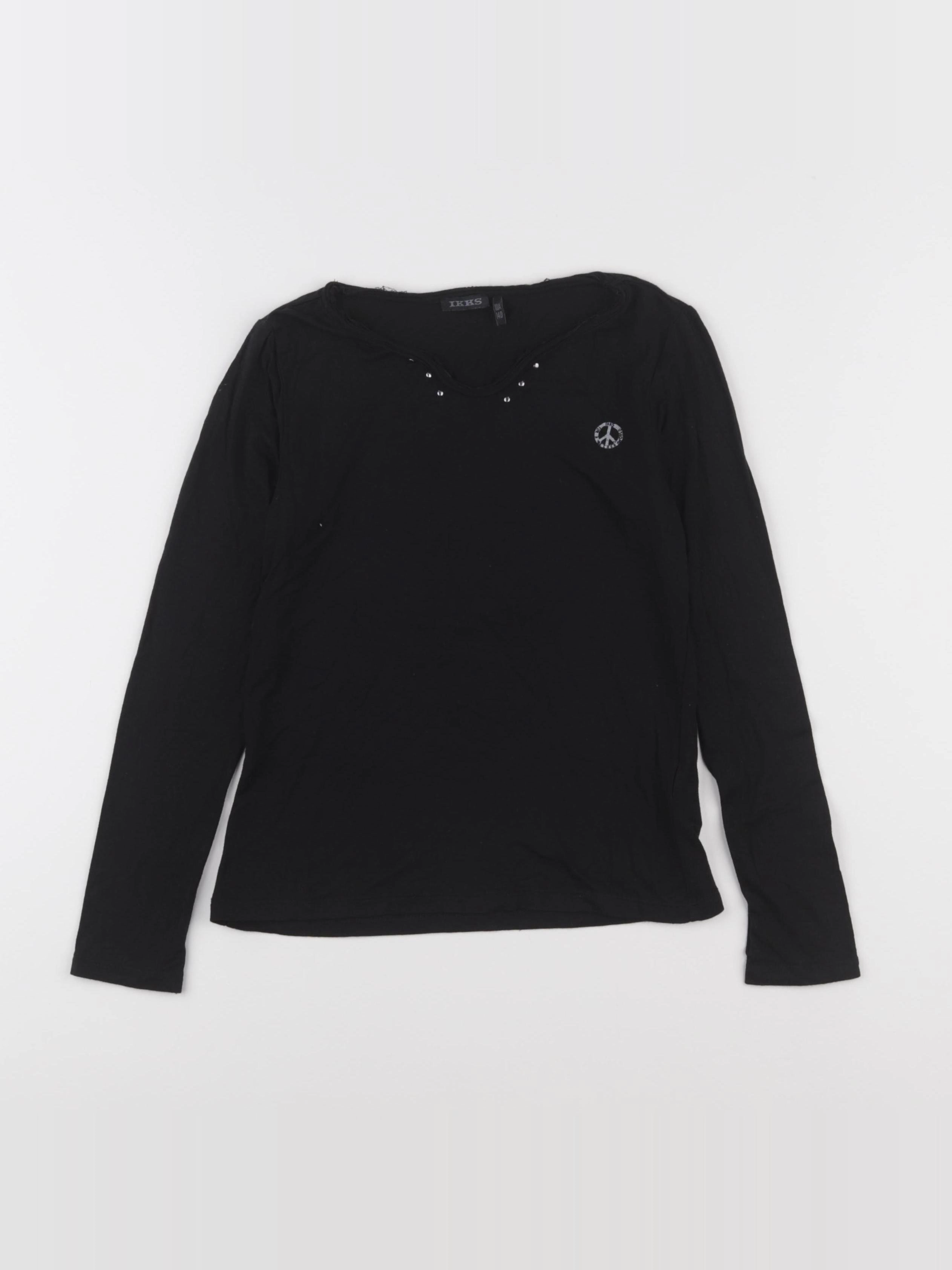 IKKS - tee-shirt imprimé au dos noir - 10 ans