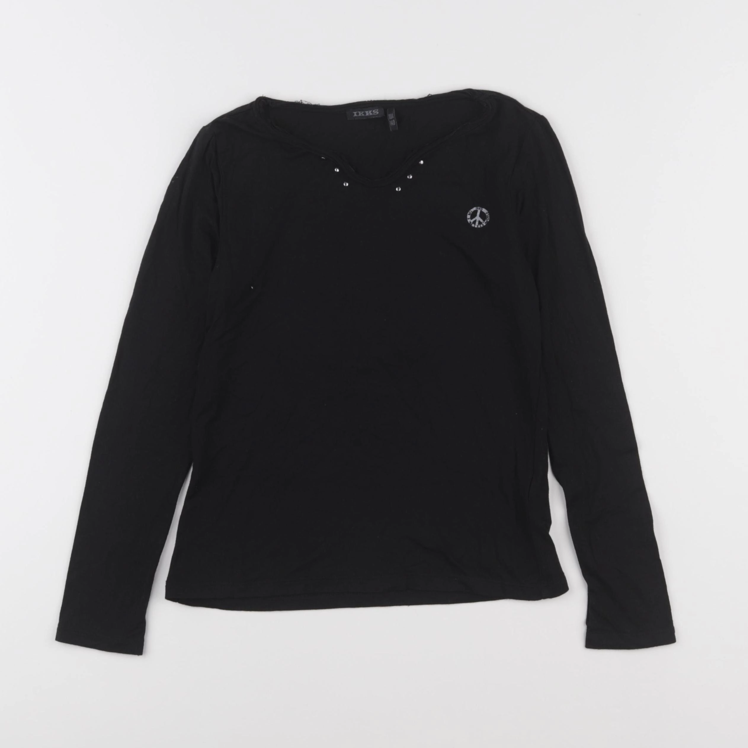 IKKS - tee-shirt imprimé au dos noir - 10 ans