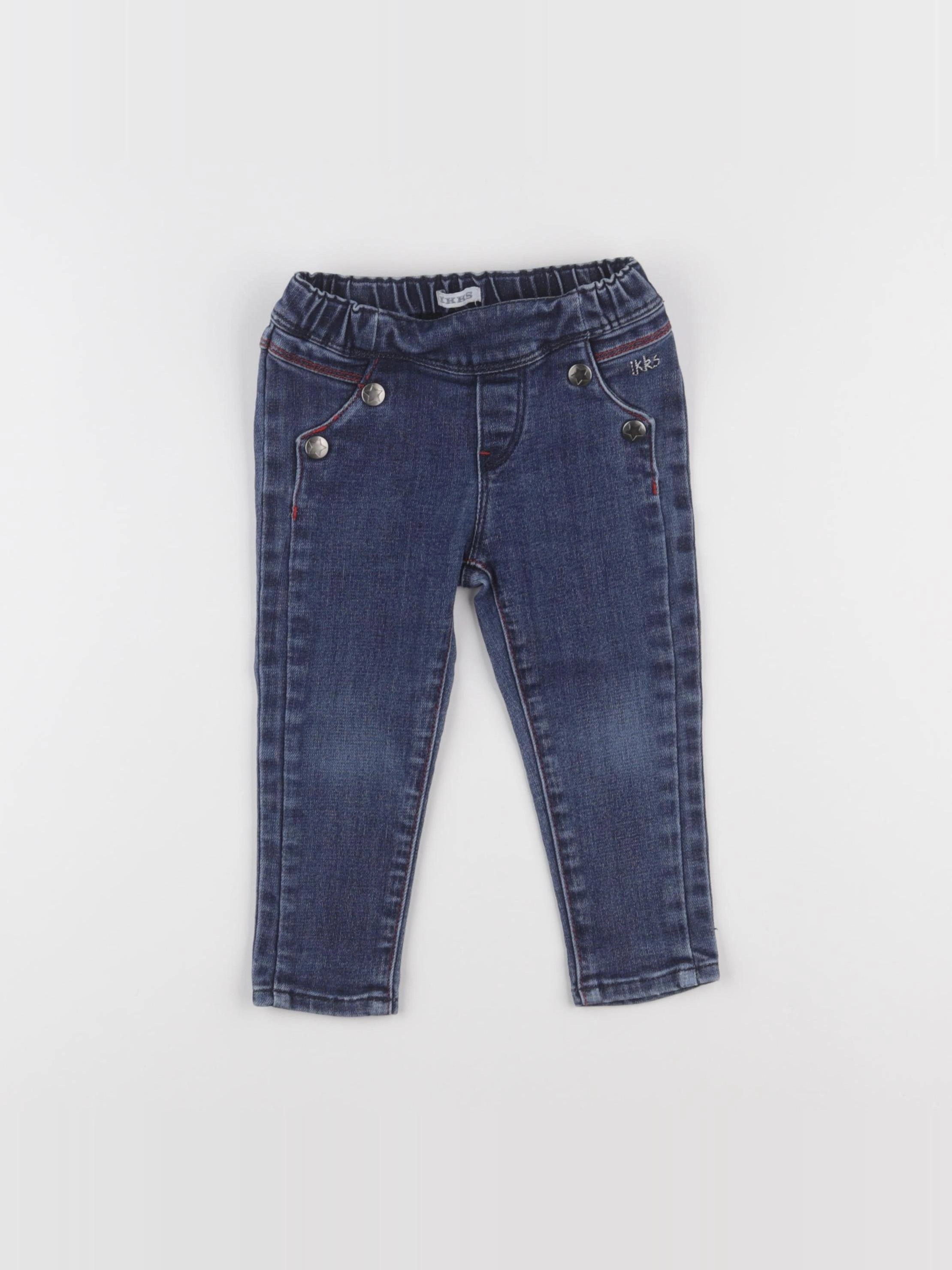 IKKS - jean bleu - 18 mois