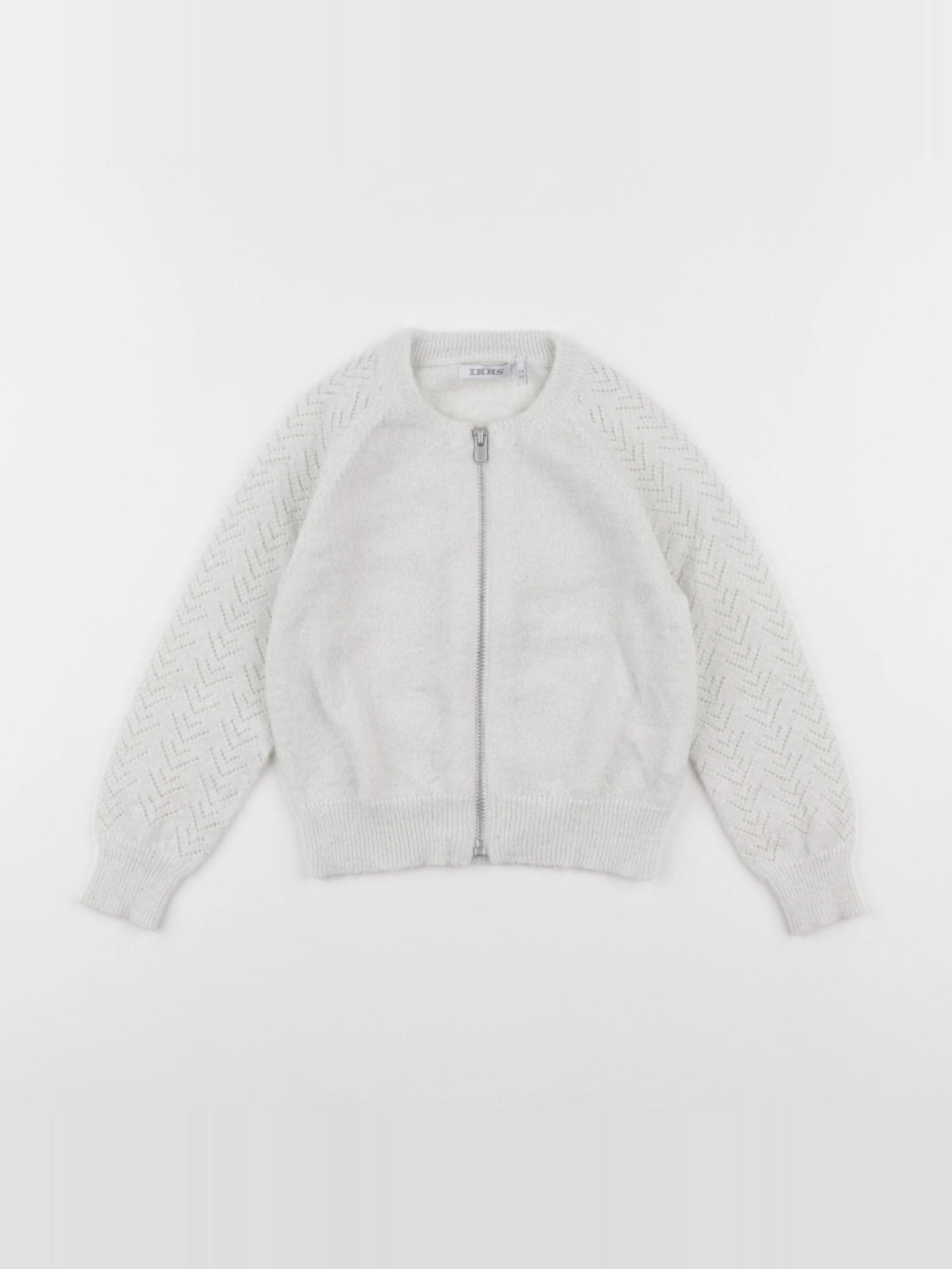 IKKS - gilet blanc - 3 ans
