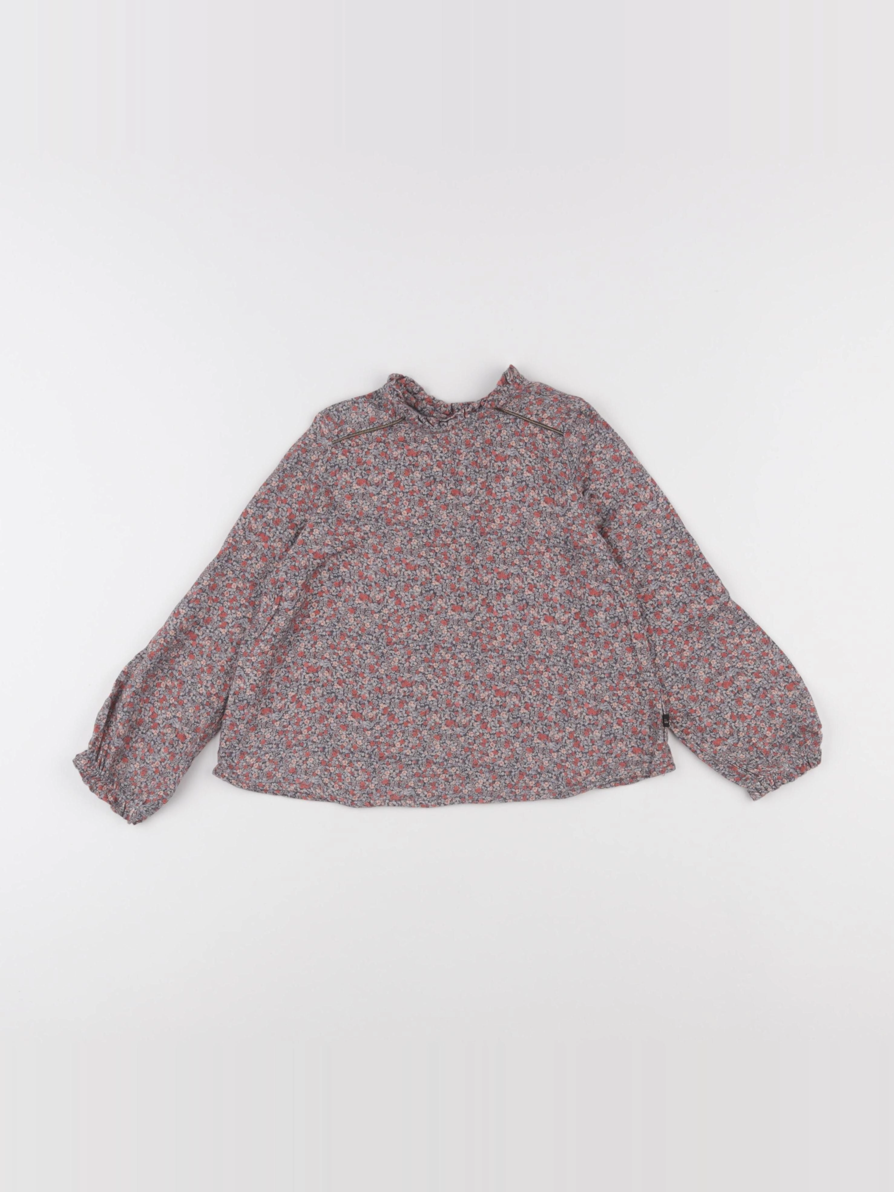 IKKS - blouse bleu - 4 ans