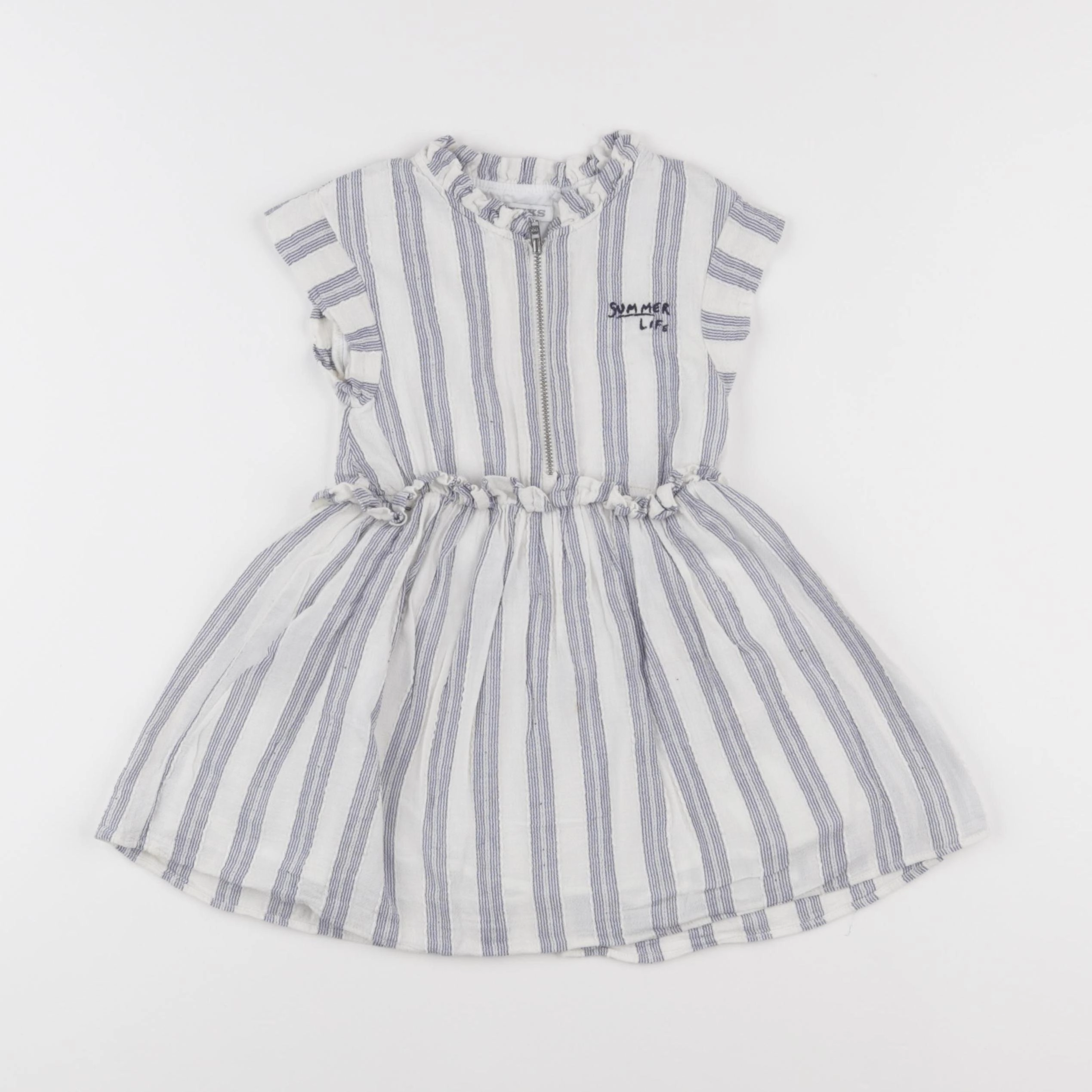 IKKS - robe blanc - 2 ans