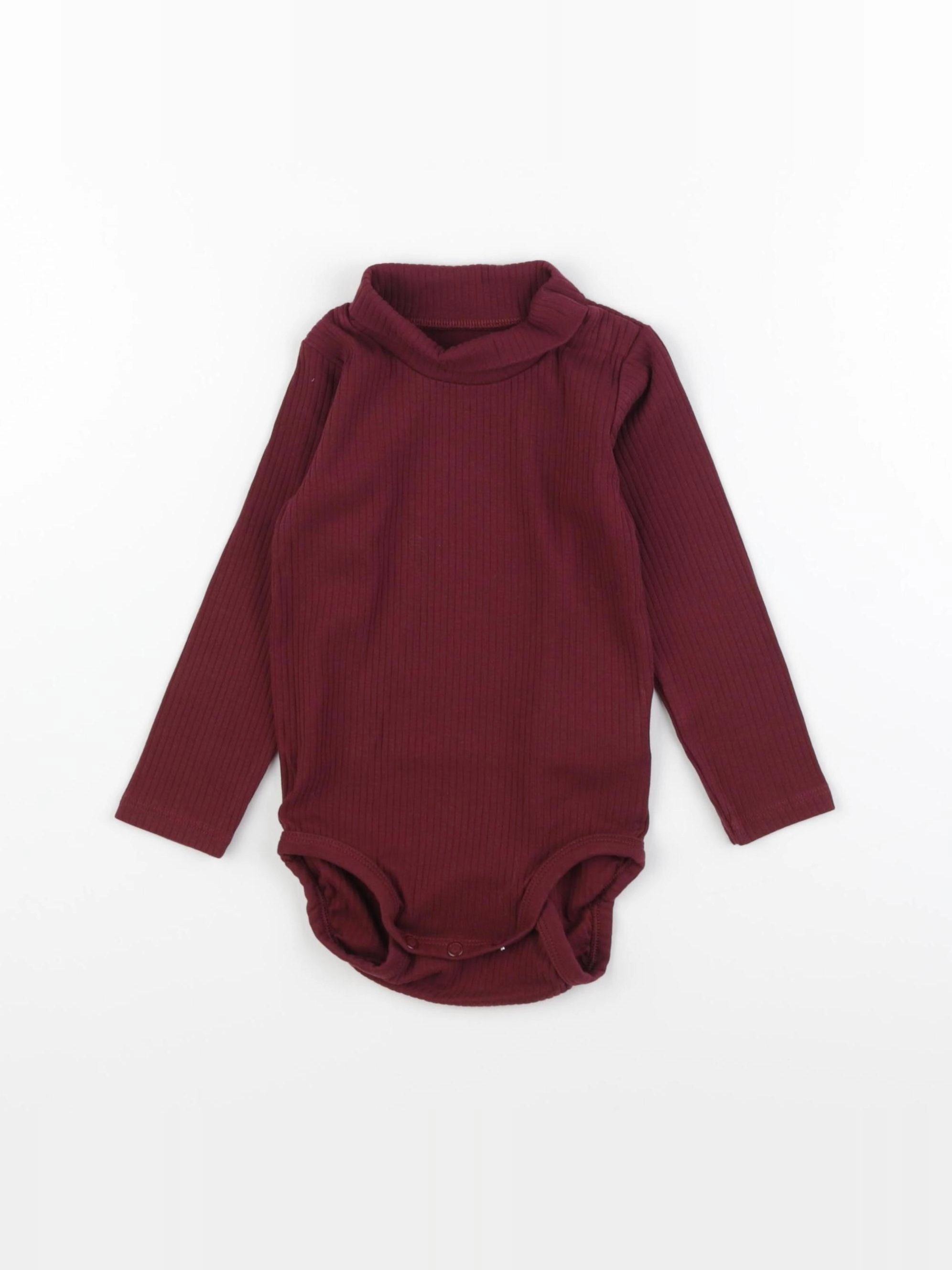H&M - body à col violet - 18 mois