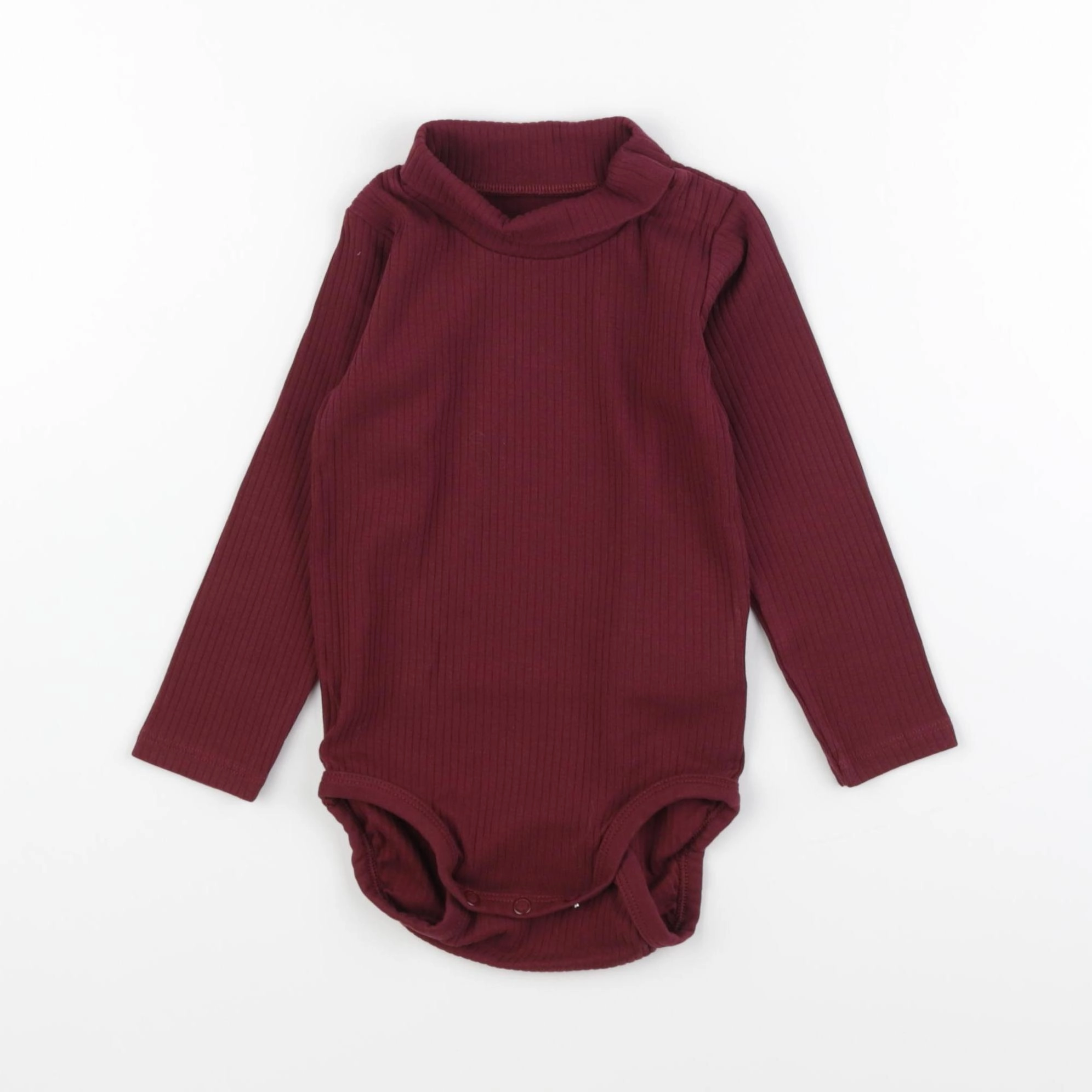 H&M - body à col violet - 18 mois