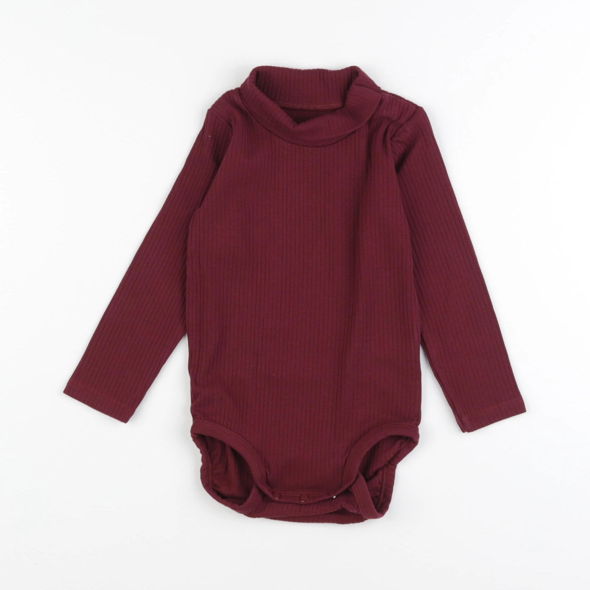 H&M - body à col violet - 18 mois