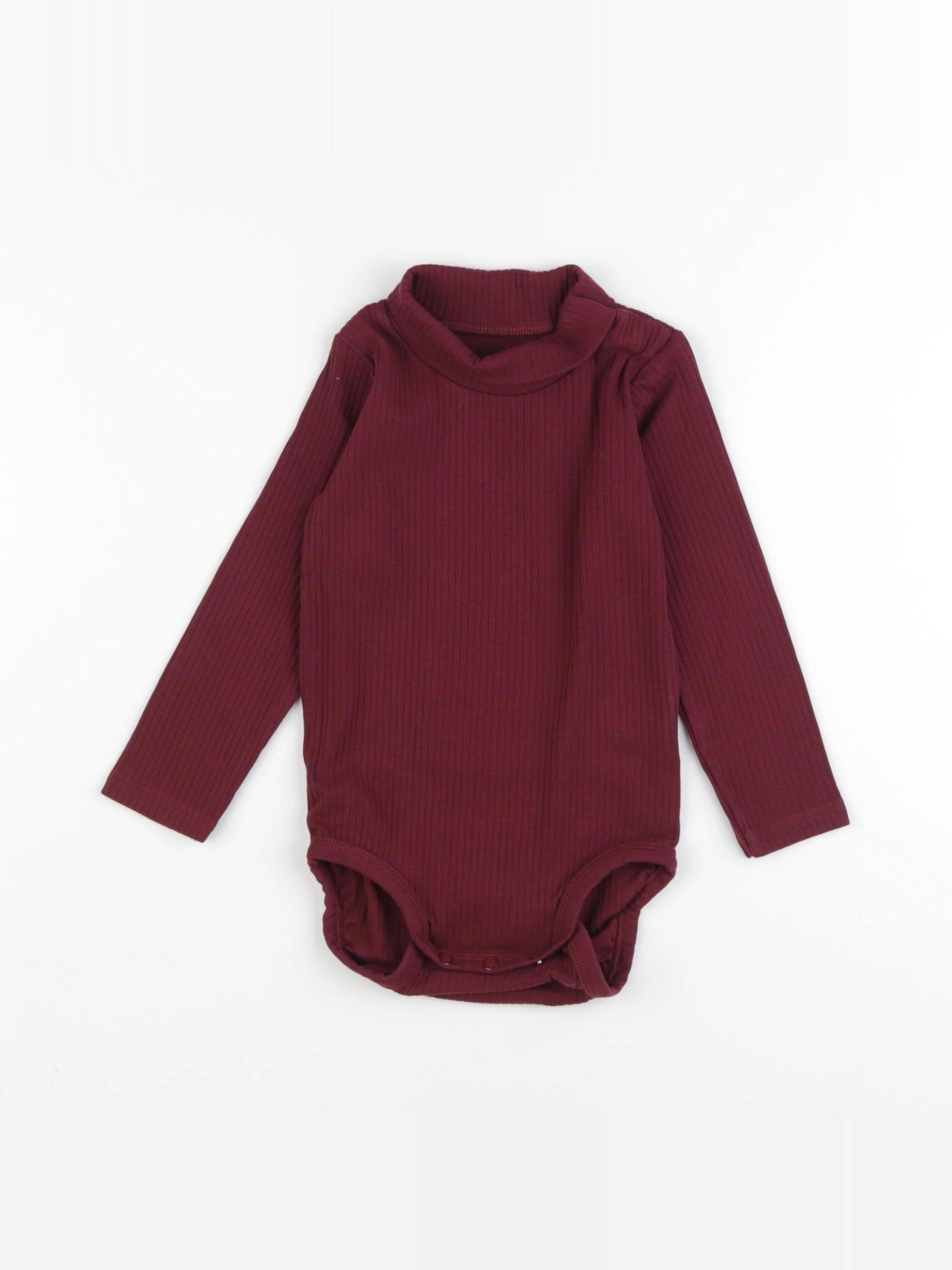 H&M - body à col violet - 18 mois