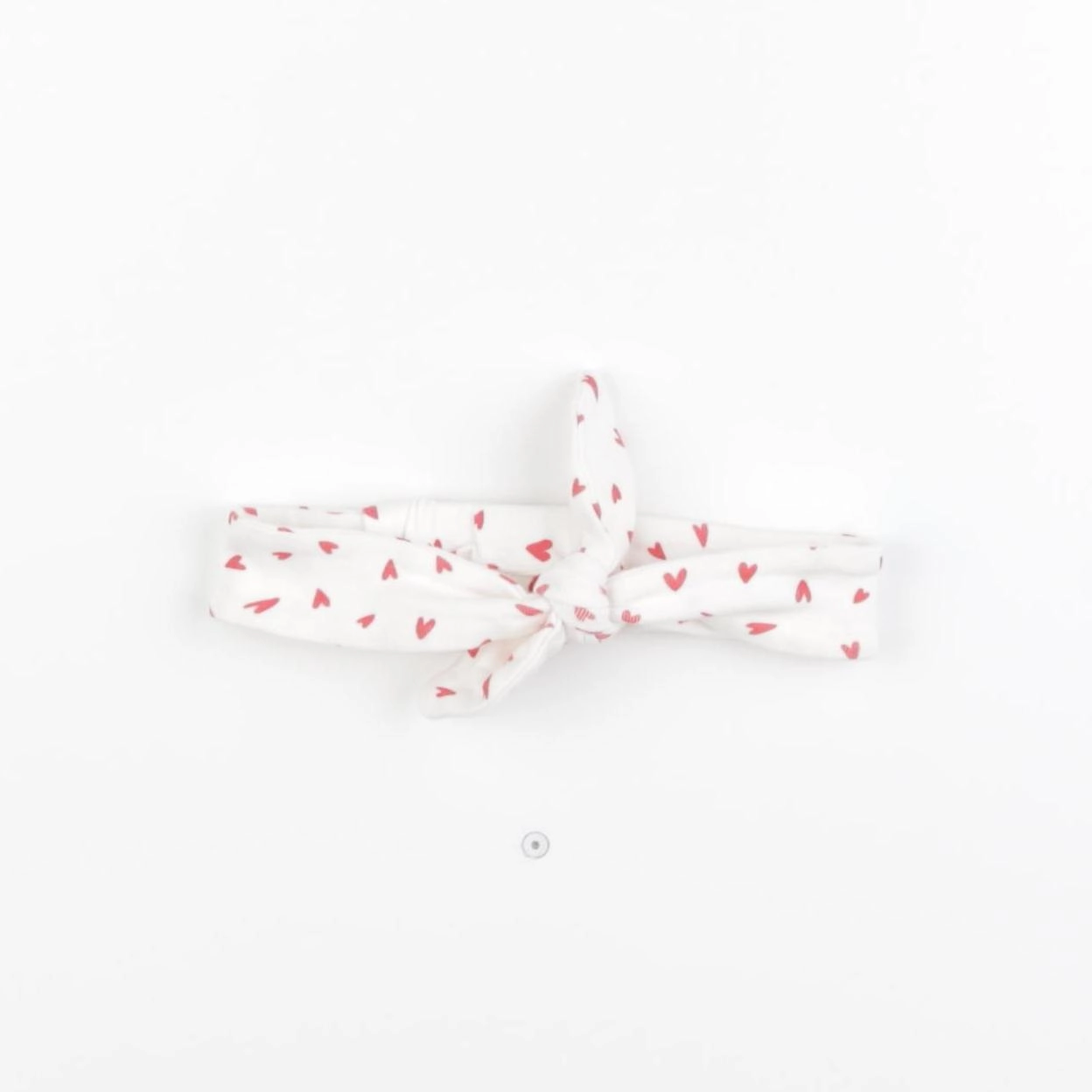 La Redoute - bandeau blanc, rouge - 6/12 mois