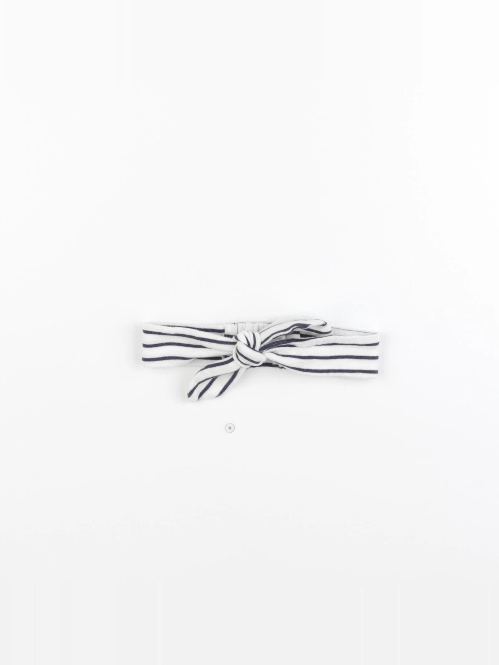 La Redoute - bandeau bleu, blanc - 6/12 mois