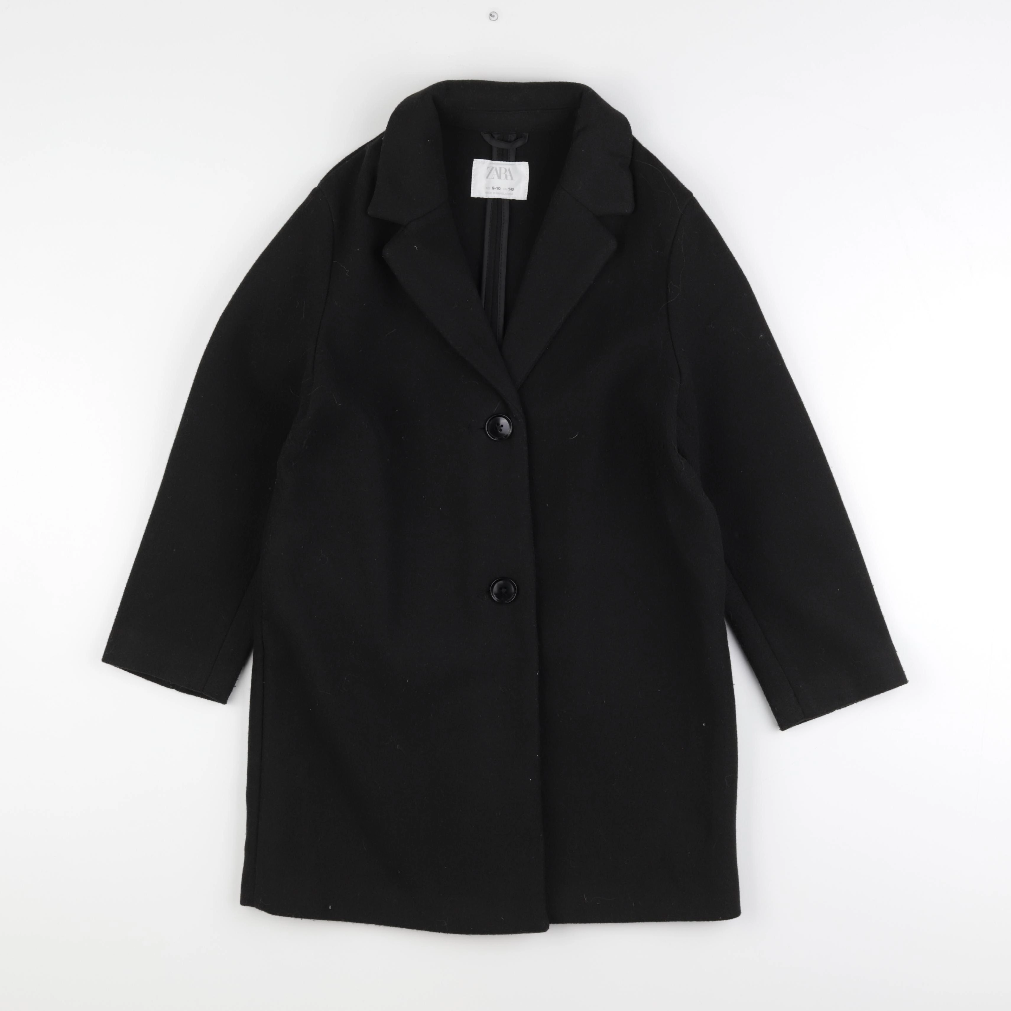 Zara - manteau noir - 9/10 ans