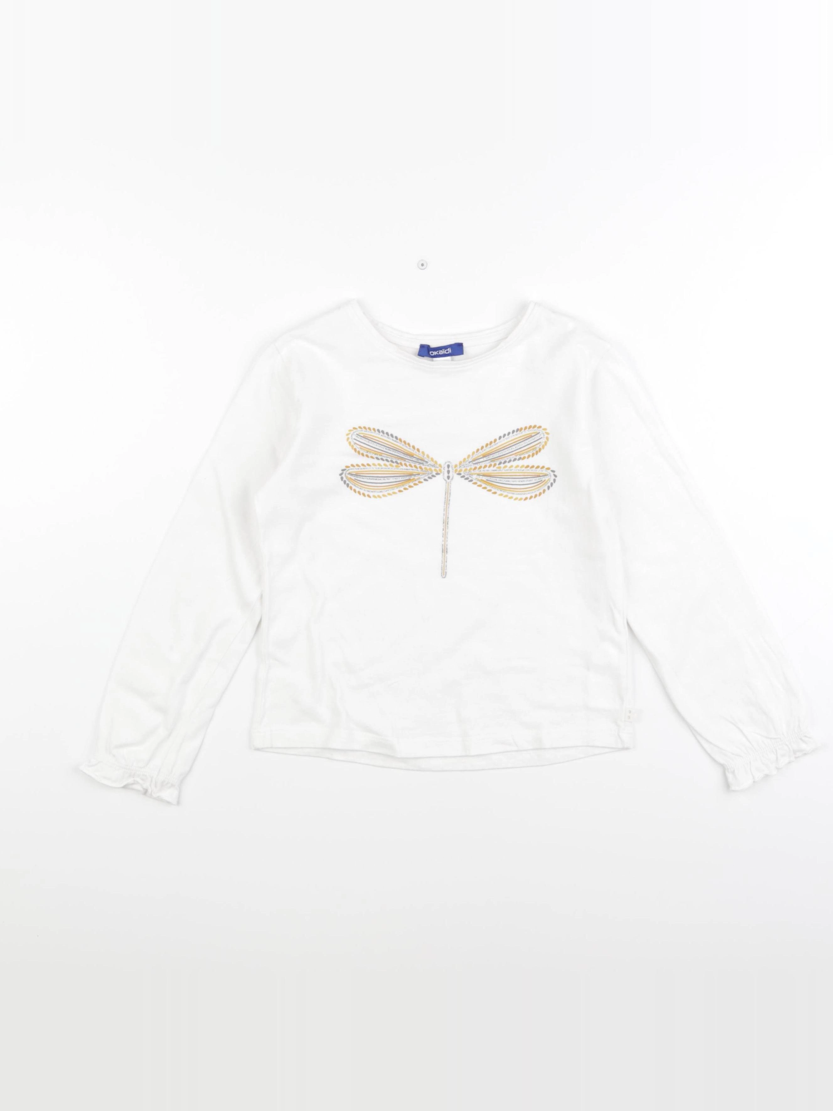 Okaidi - tee-shirt blanc - 6 ans