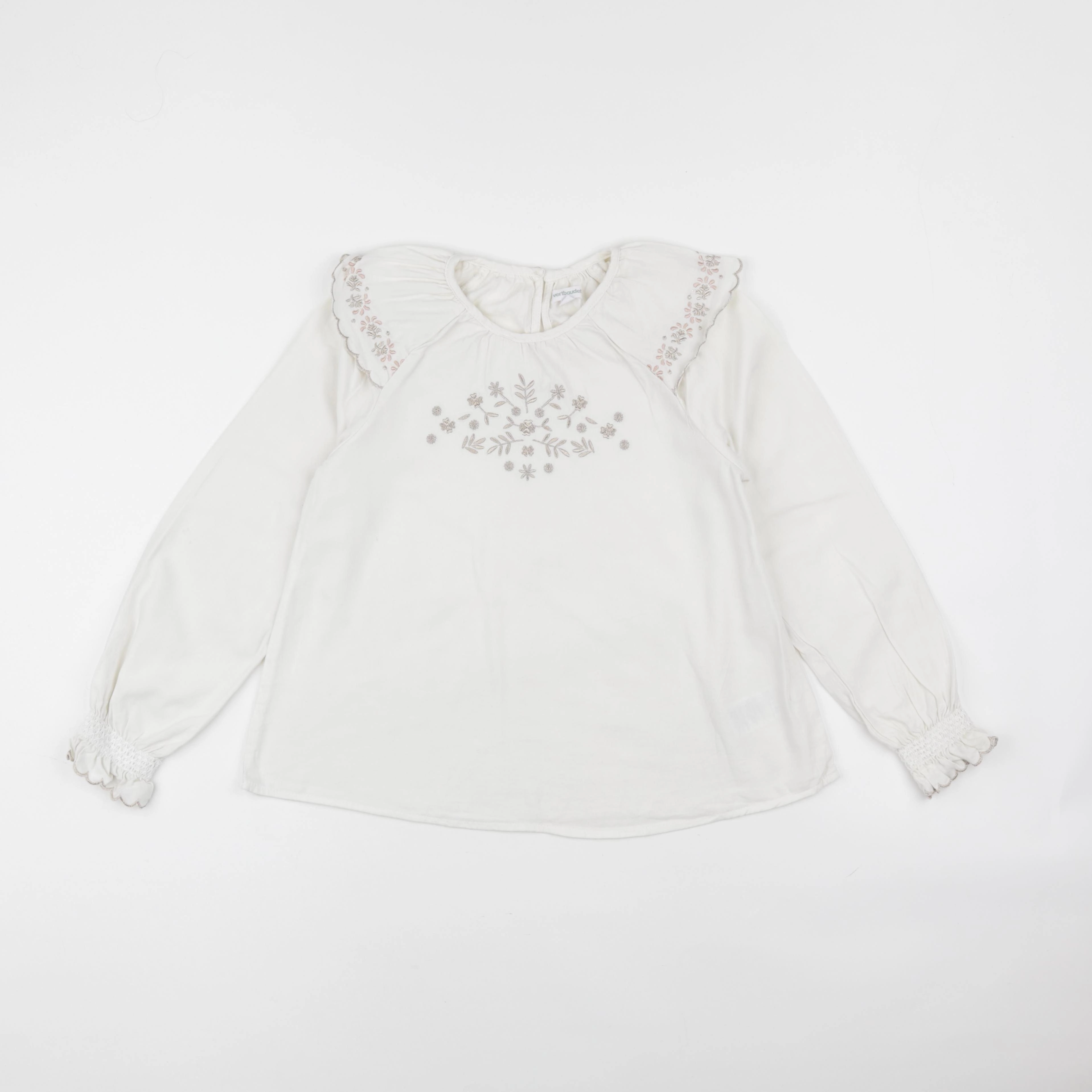 Vertbaudet - blouse blanc - 10 ans