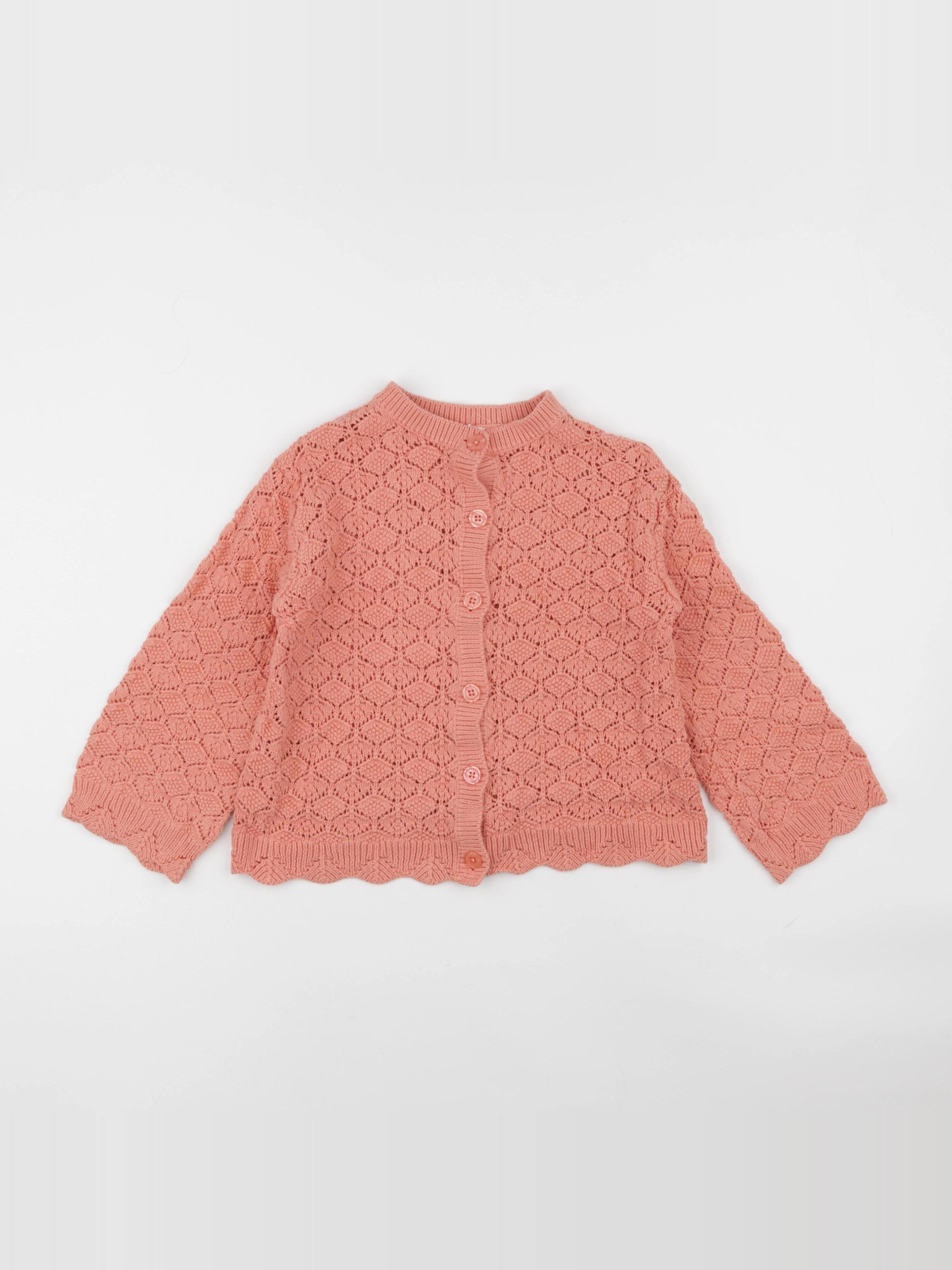 Vertbaudet - gilet rose - 10 ans