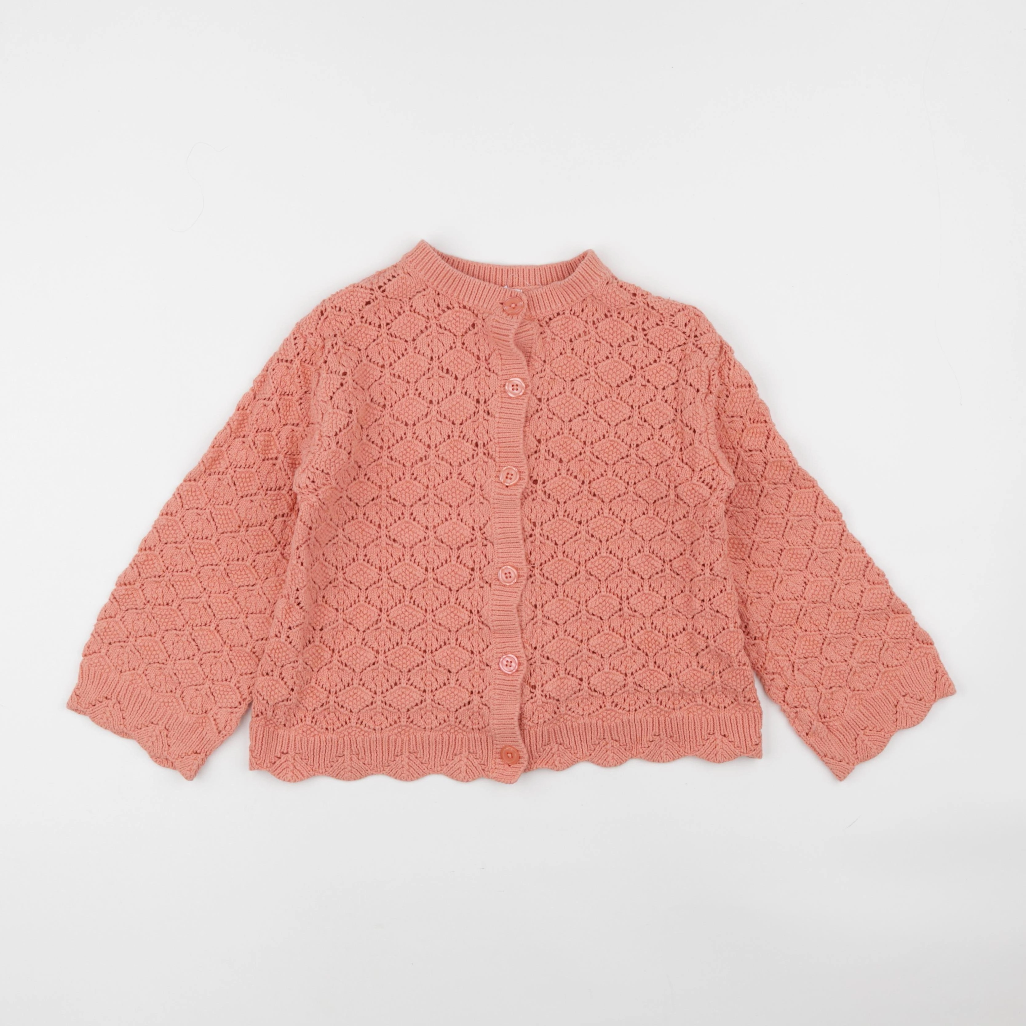 Vertbaudet - gilet rose - 10 ans