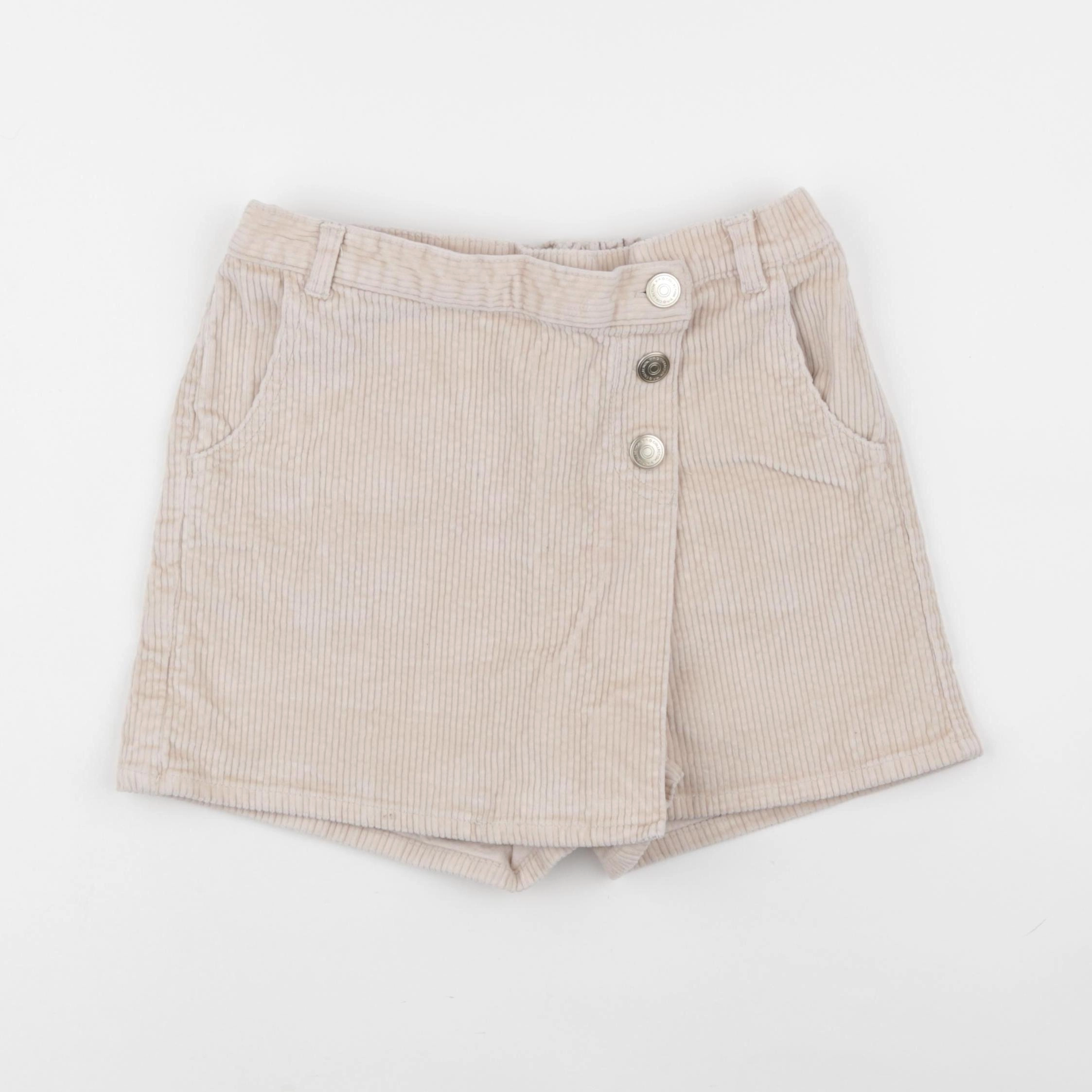 Vertbaudet - jupe short beige - 12 ans