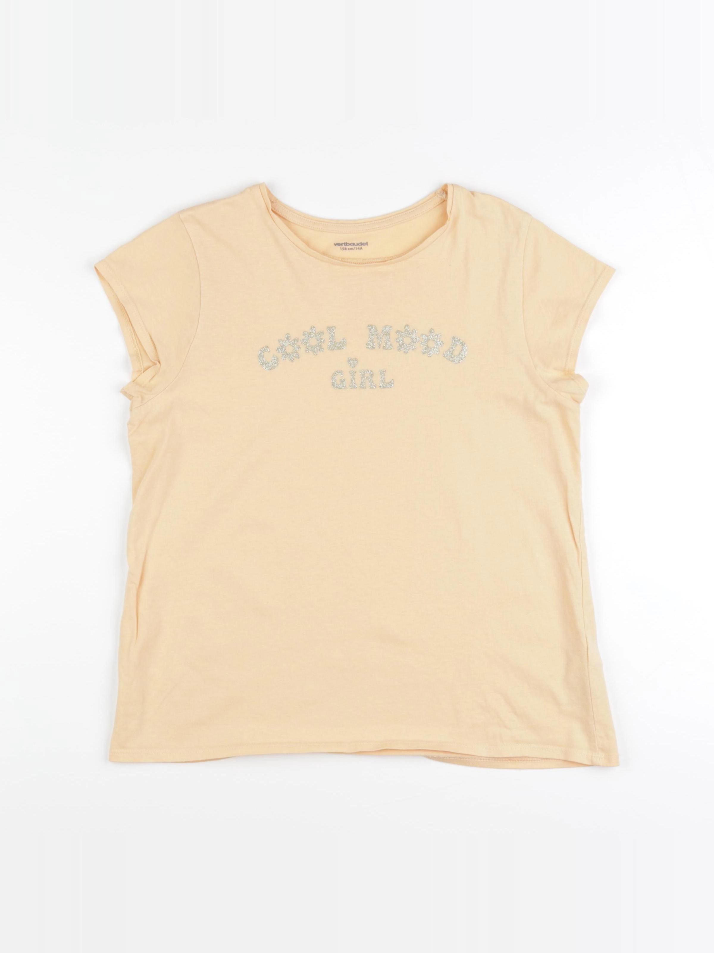Vertbaudet - tee-shirt orange - 14 ans