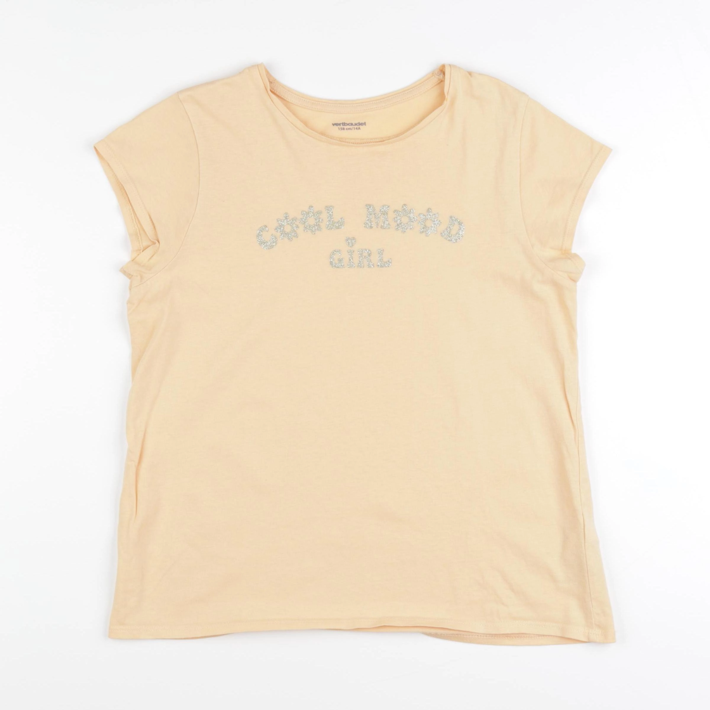 Vertbaudet - tee-shirt orange - 14 ans