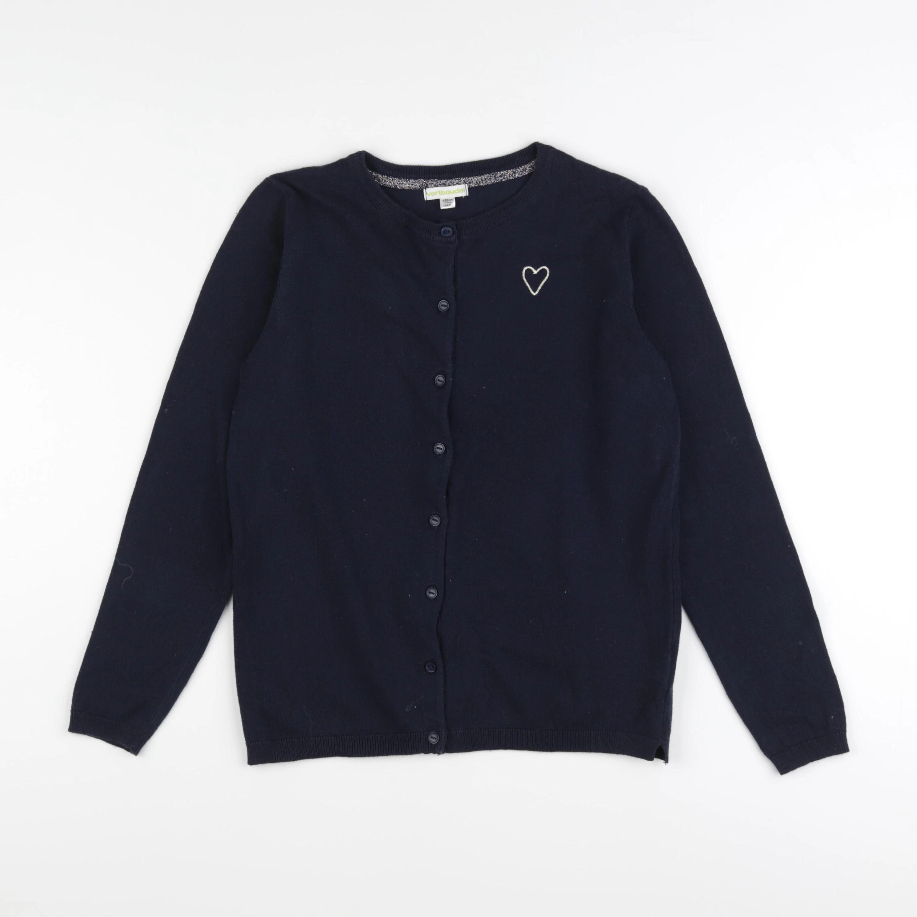 Vertbaudet - gilet bleu - 14 ans