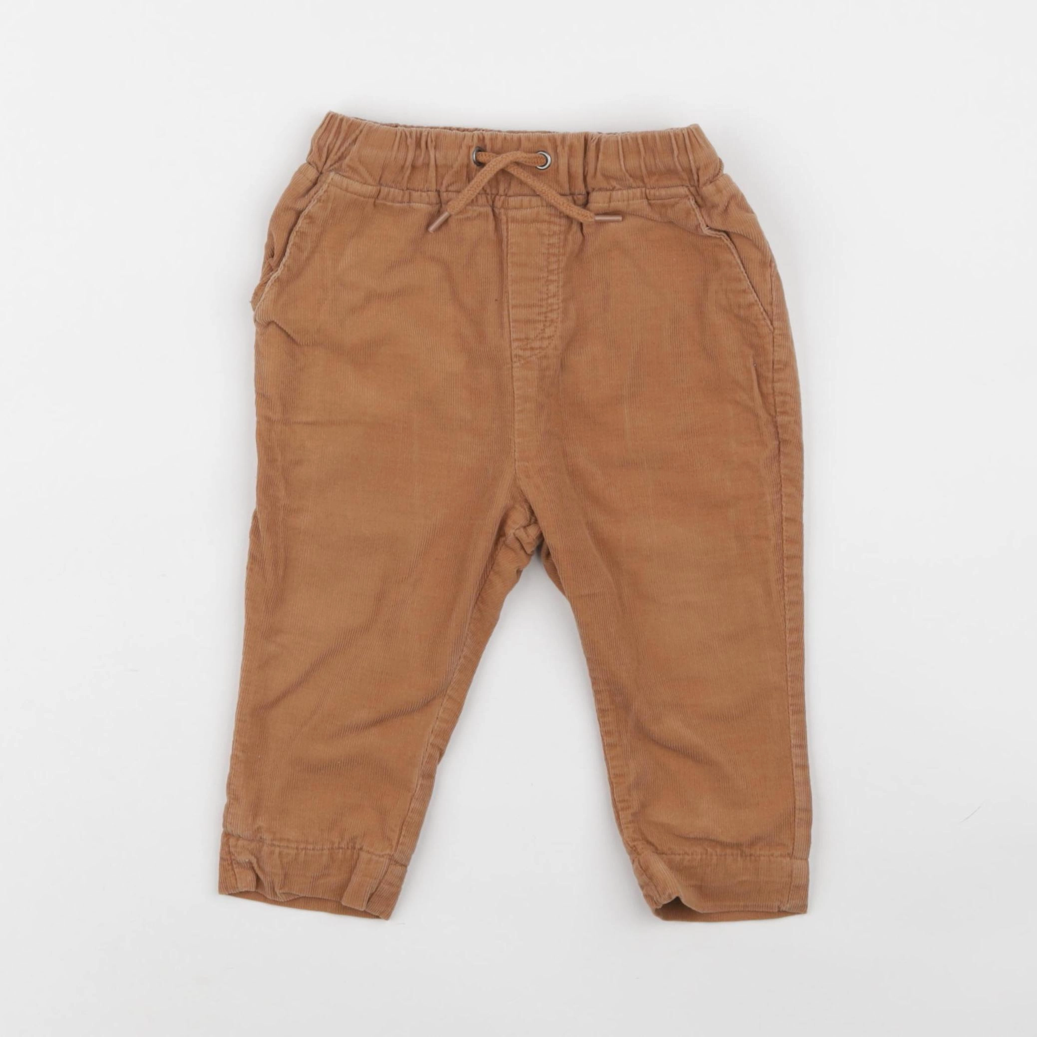 Vertbaudet - pantalon marron - 12 mois