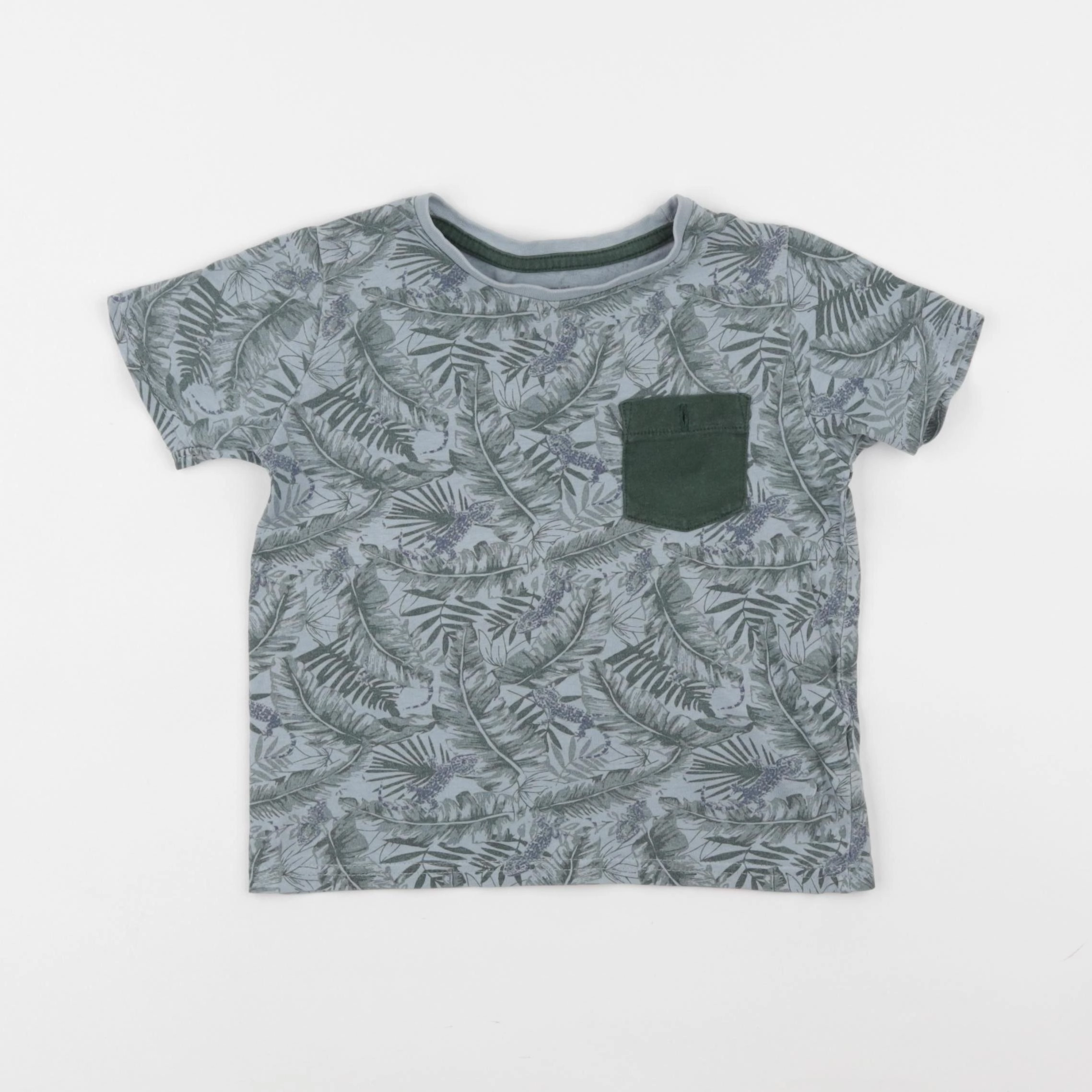 Vertbaudet - tee-shirt vert - 4 ans