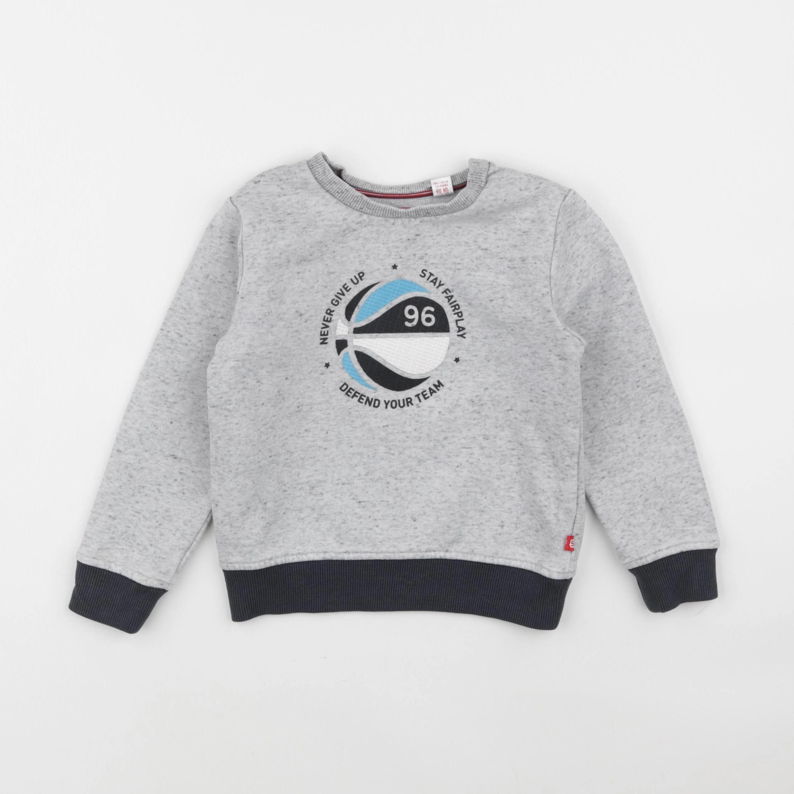 Okaidi - sweat gris - 4 ans