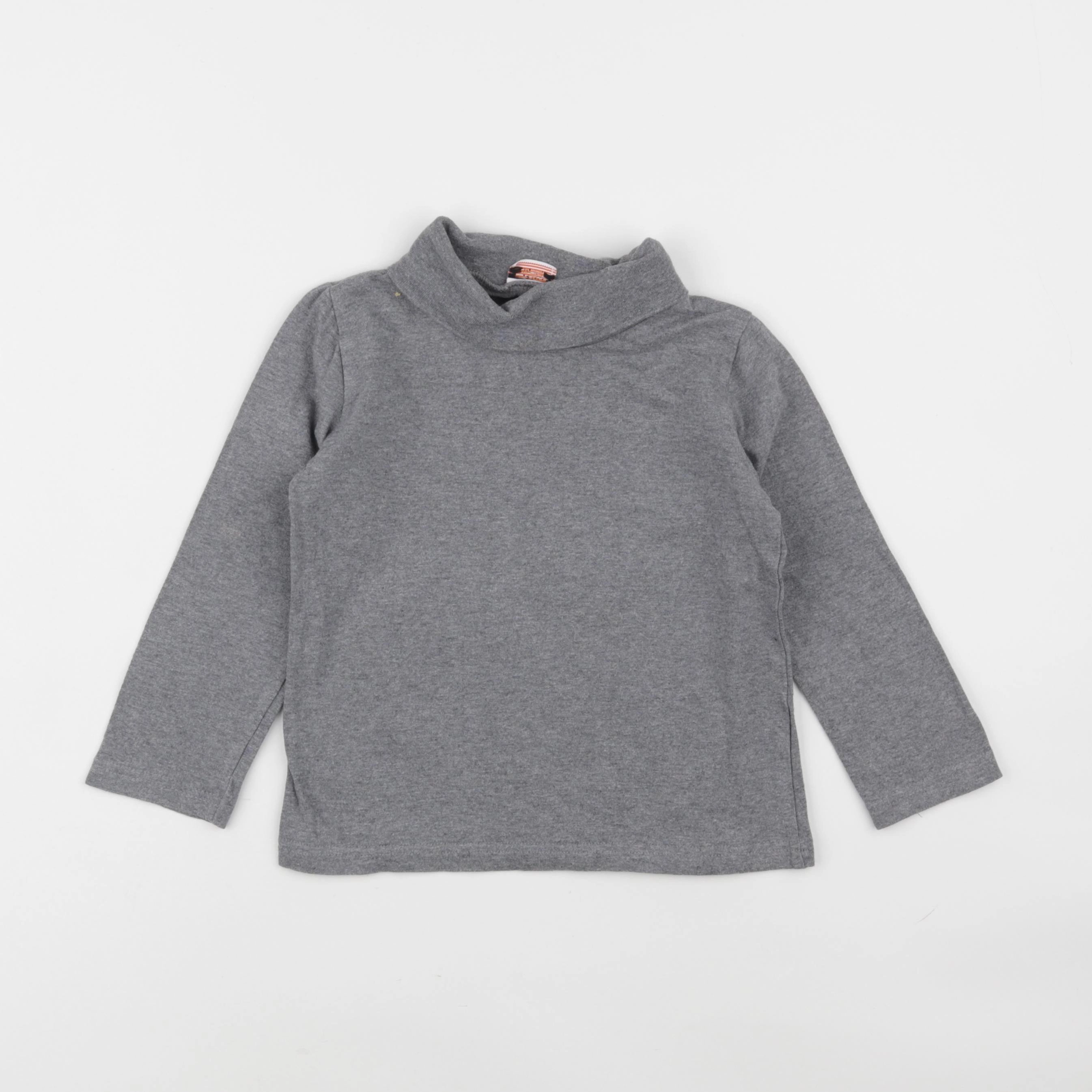 Tape à l'oeil - sous-pull gris - 4 ans