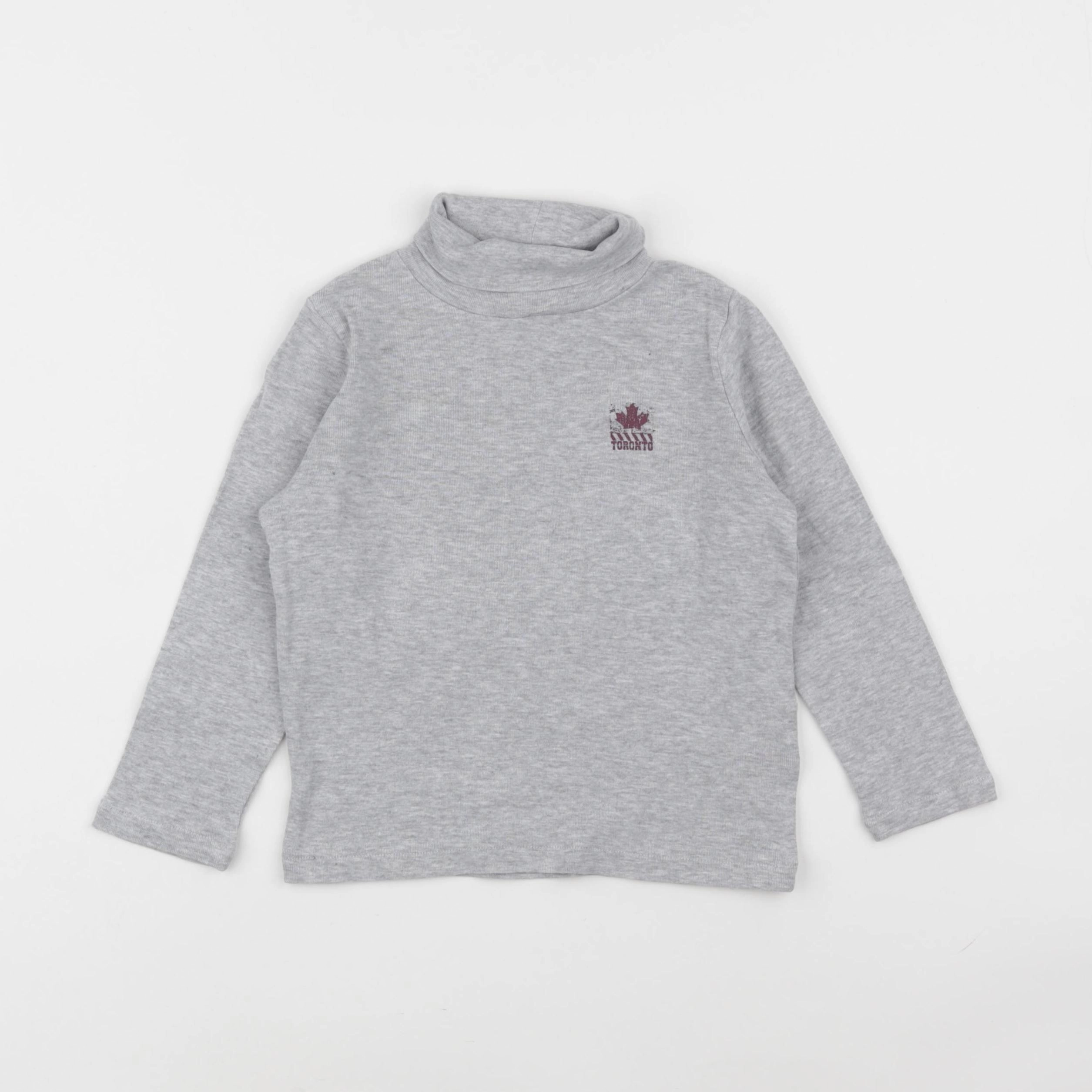 Tape à l'oeil - sous-pull gris - 4 ans