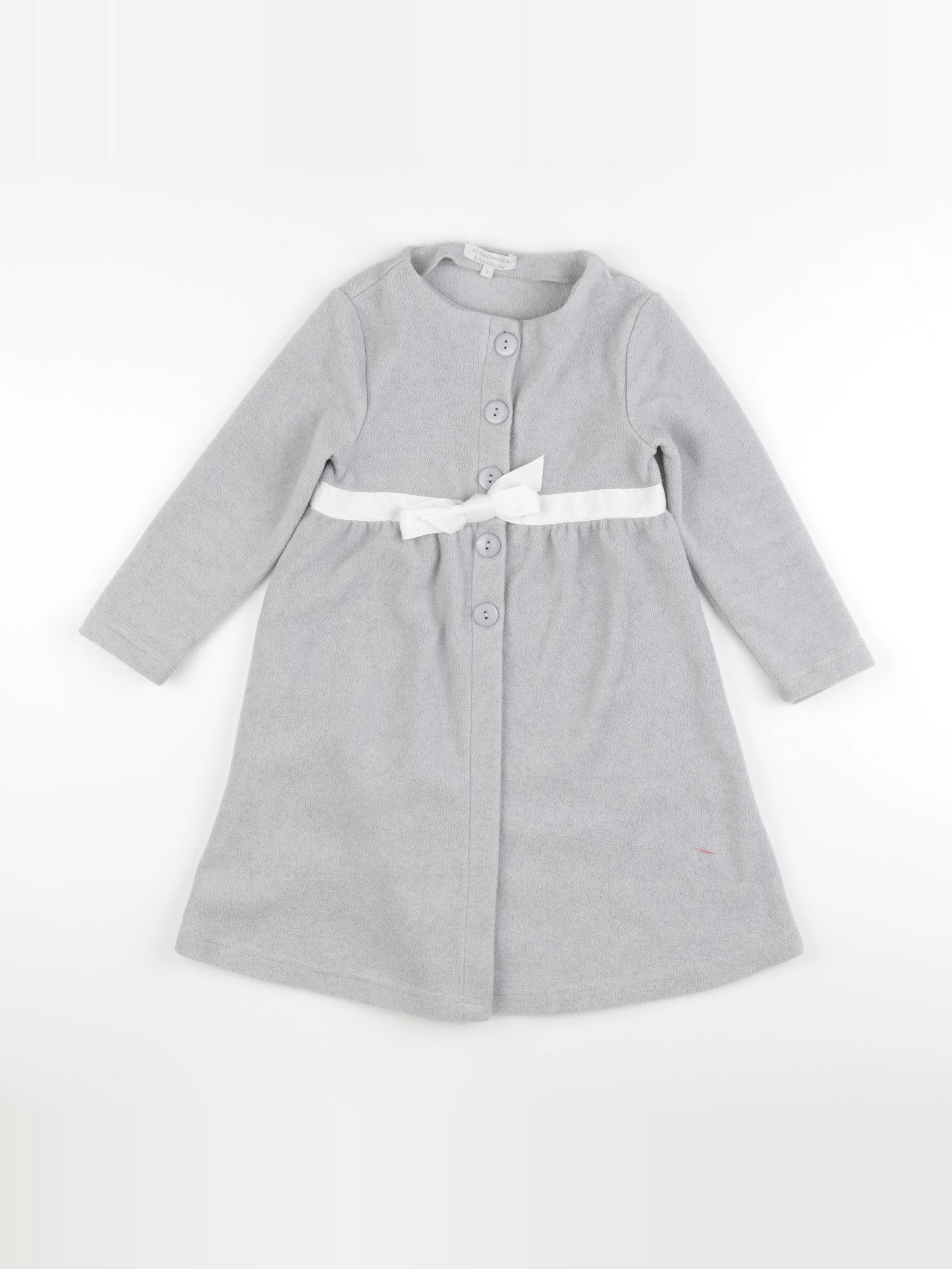 Buissonnière - robe de chambre gris - 4 ans