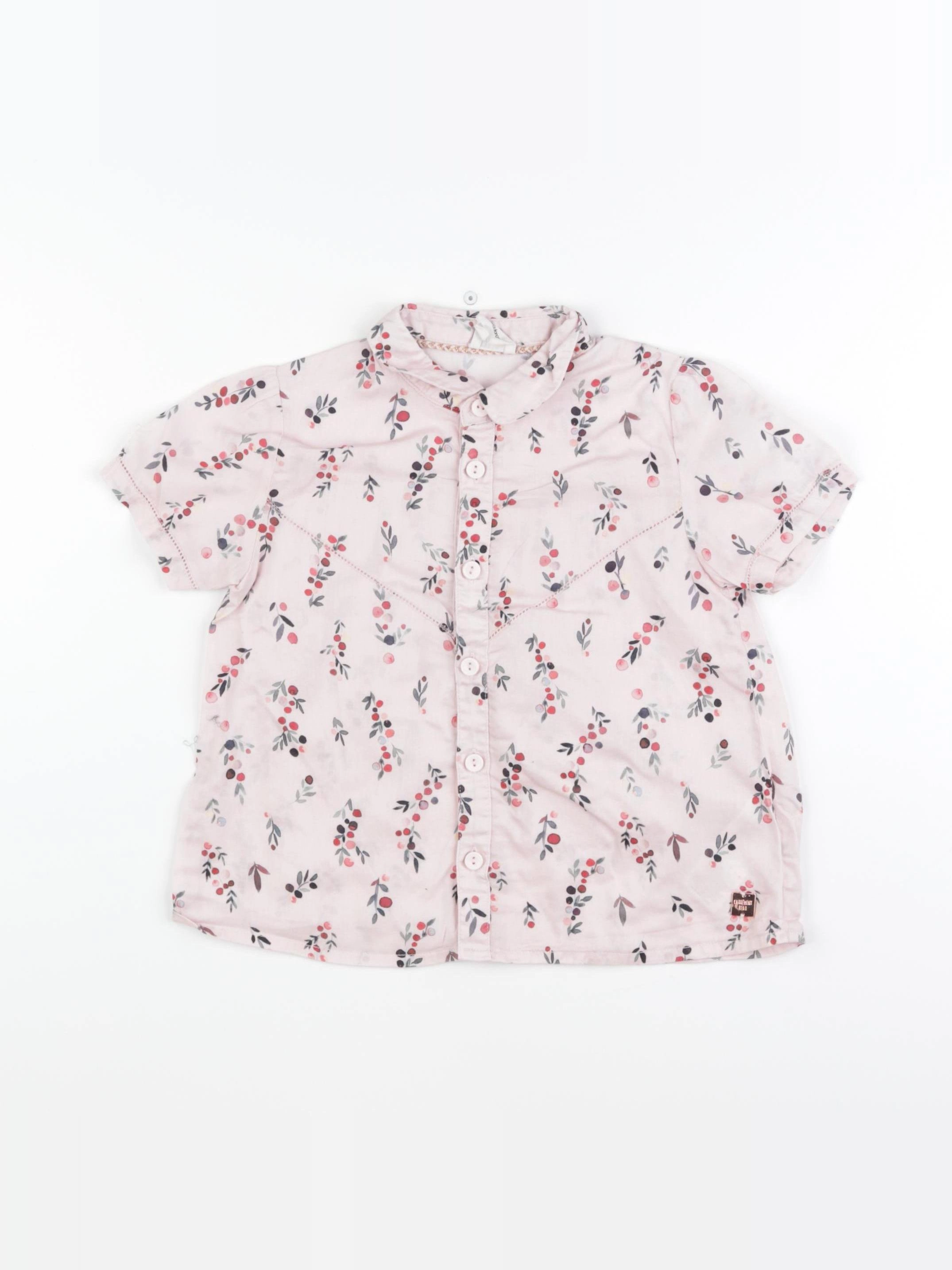 Carrément Beau - blouse rose - 6 ans