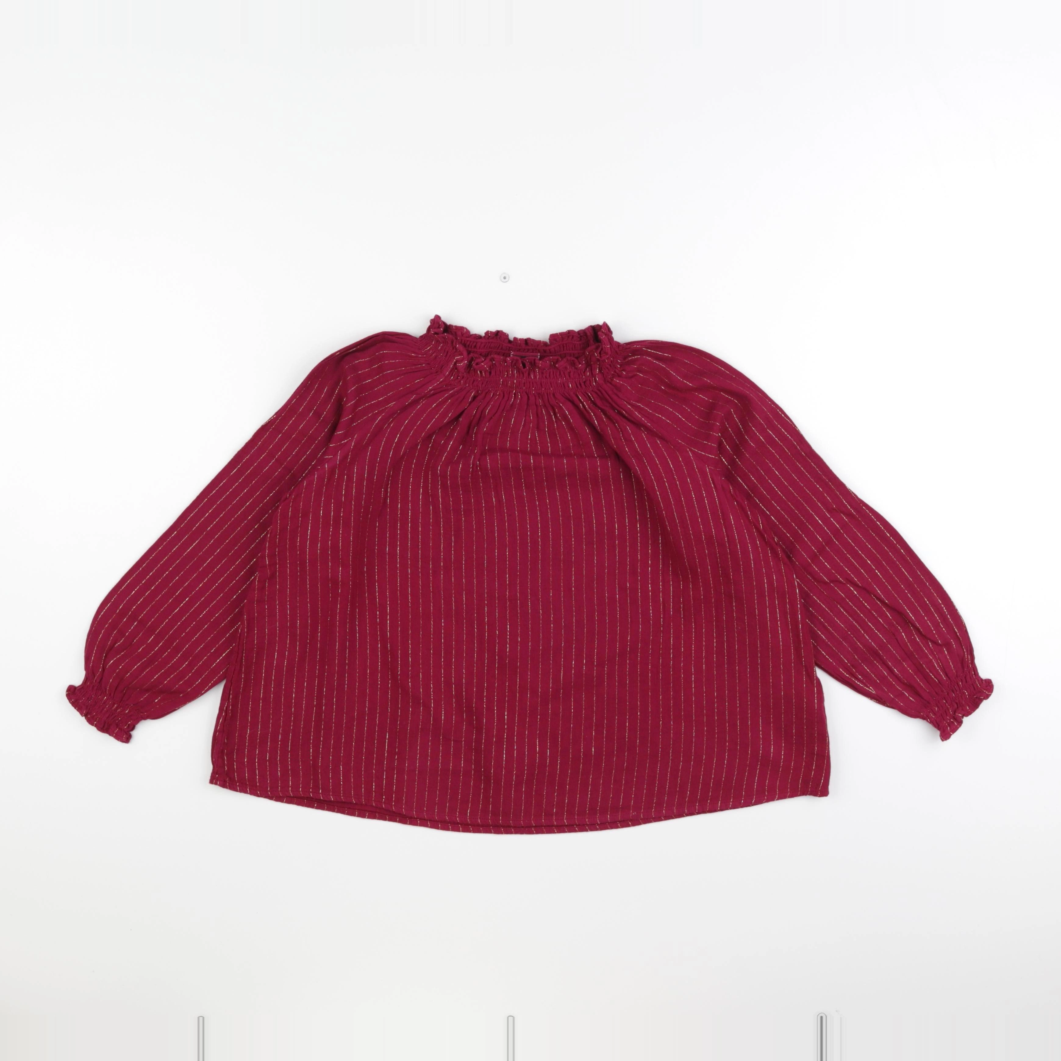 Bonton - blouse rouge, or - 6 ans