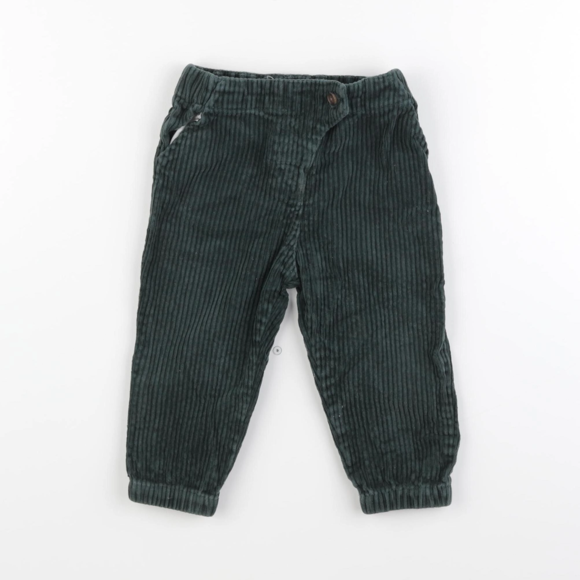 Boutchou - pantalon vert - 12 mois