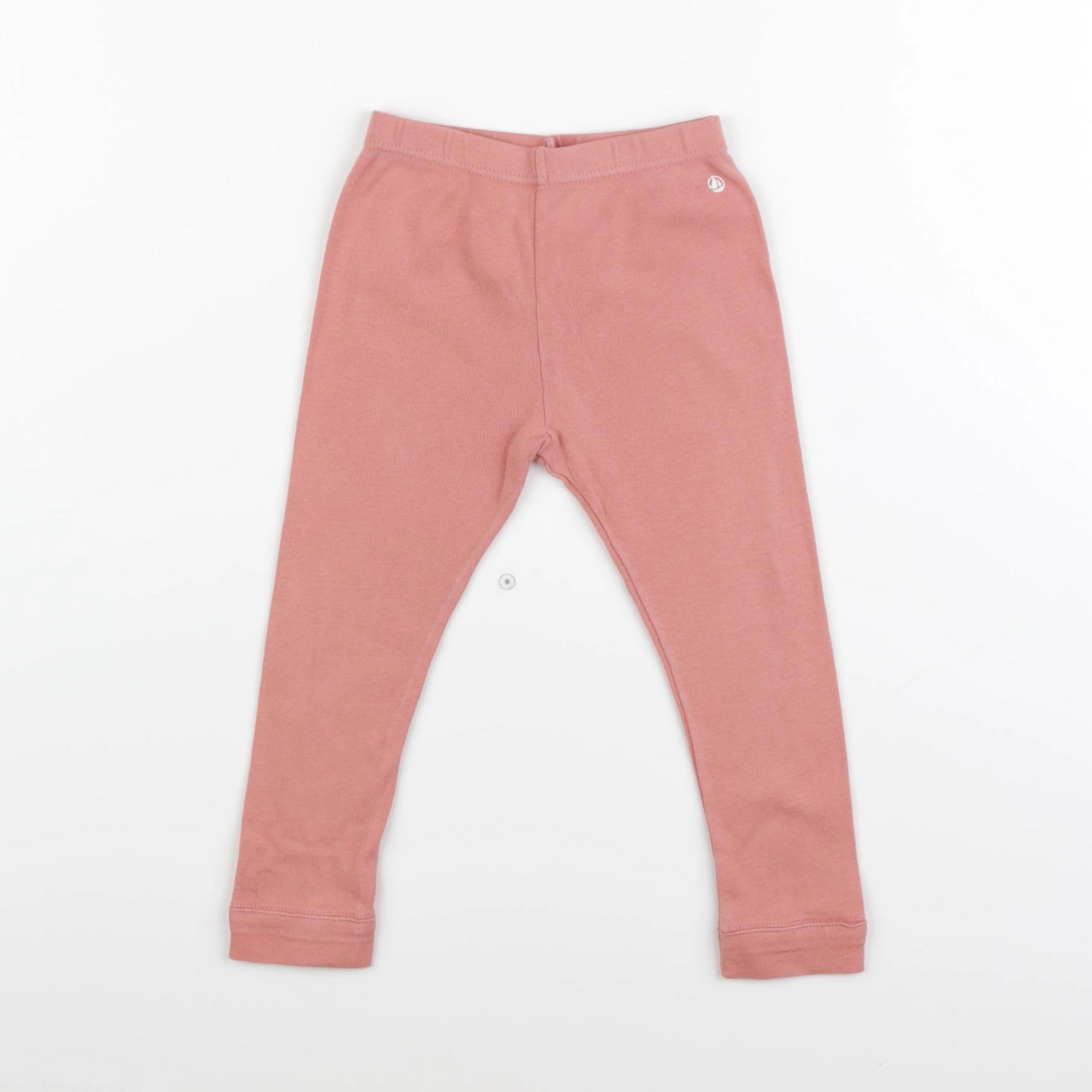 Petit Bateau - legging rose - 24 mois