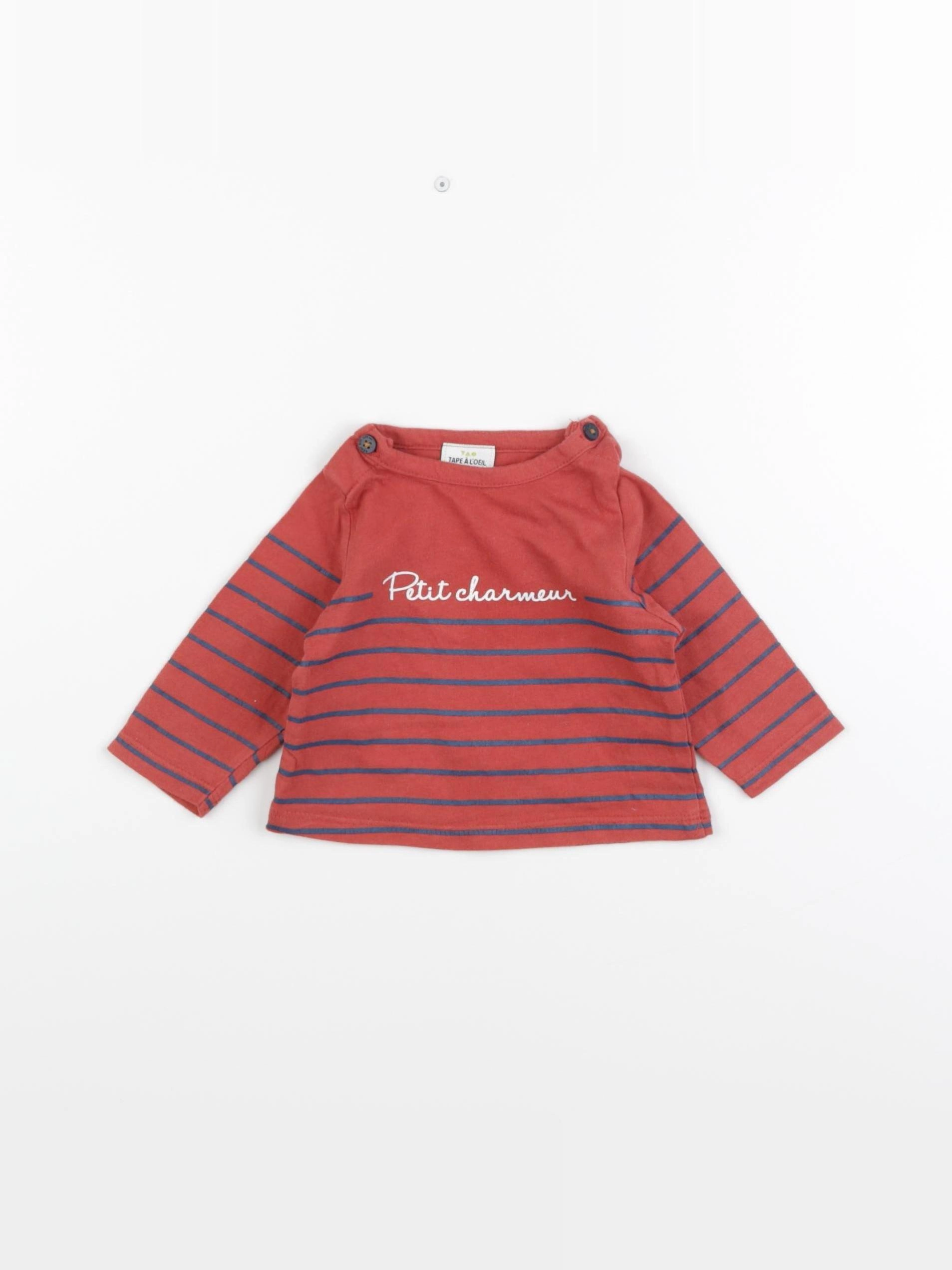 Tape à l'oeil - tee-shirt rouge - 3 mois