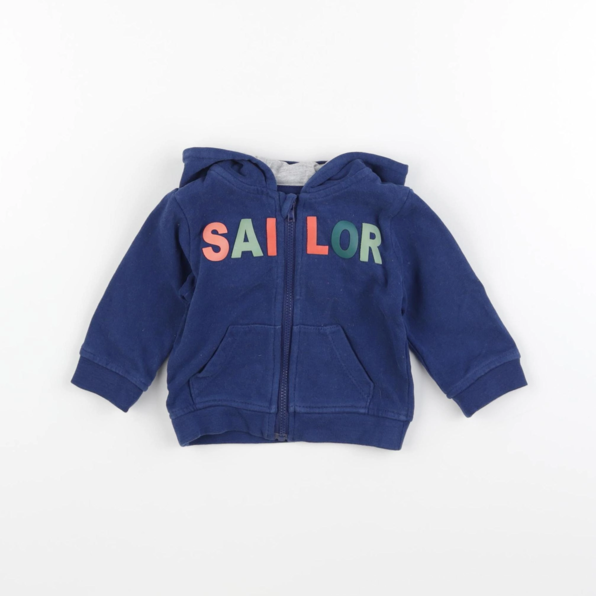 Vertbaudet - sweat multicolore - 3 mois