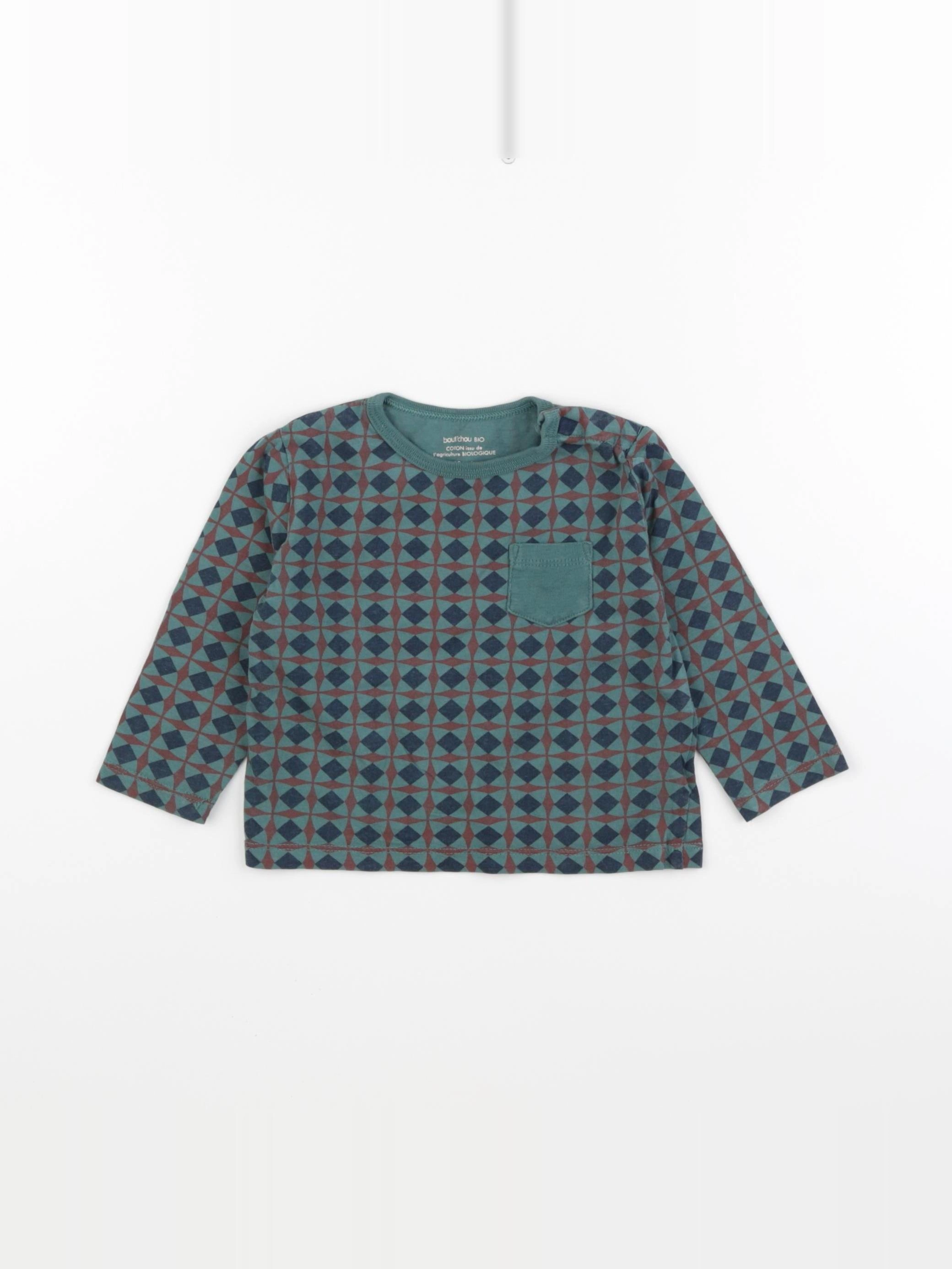Boutchou - tee-shirt vert - 12 mois