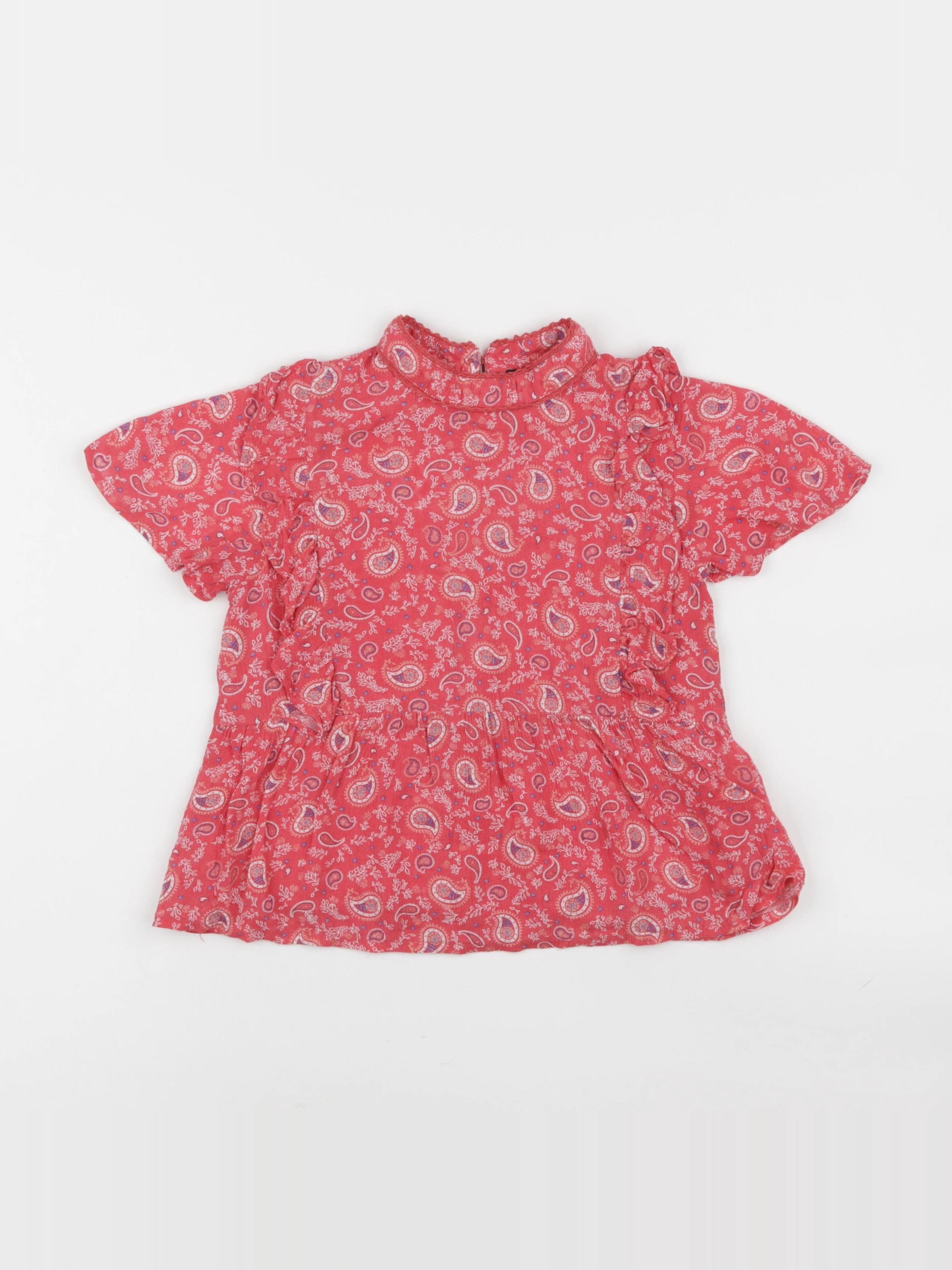 IKKS - blouse rose - 6 ans