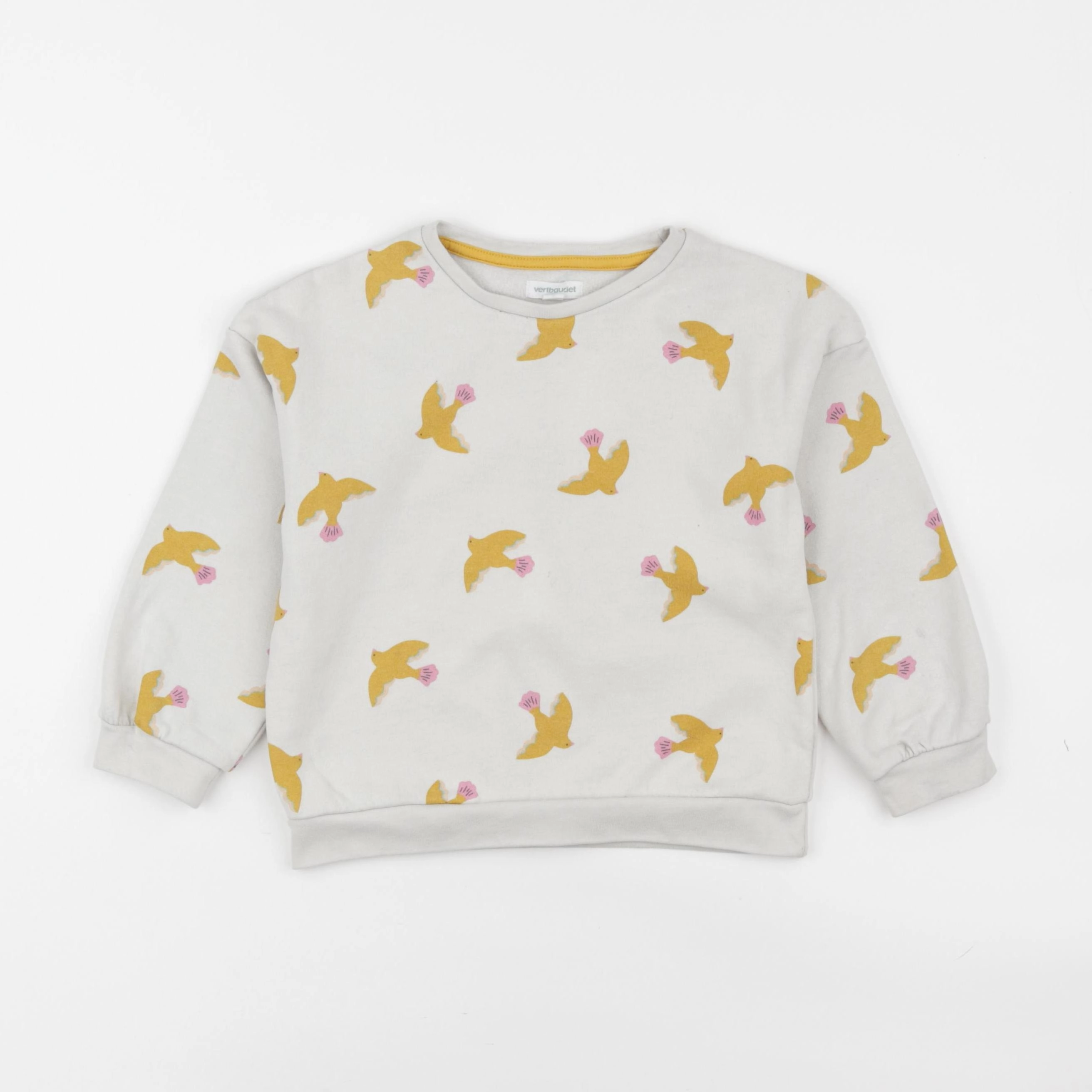 Vertbaudet - sweat multicolore - 5 ans