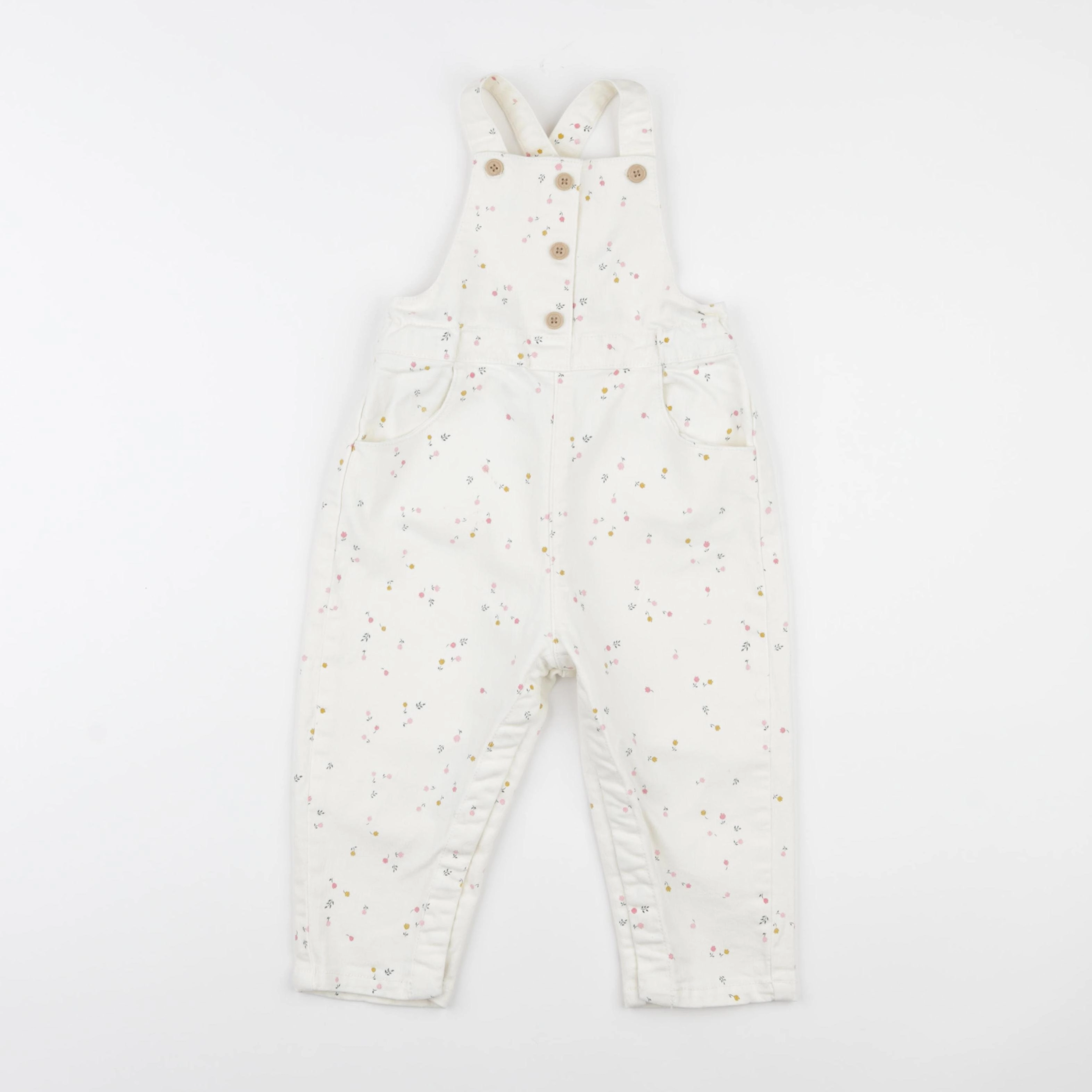 Cyrillus - salopette beige - 24 mois