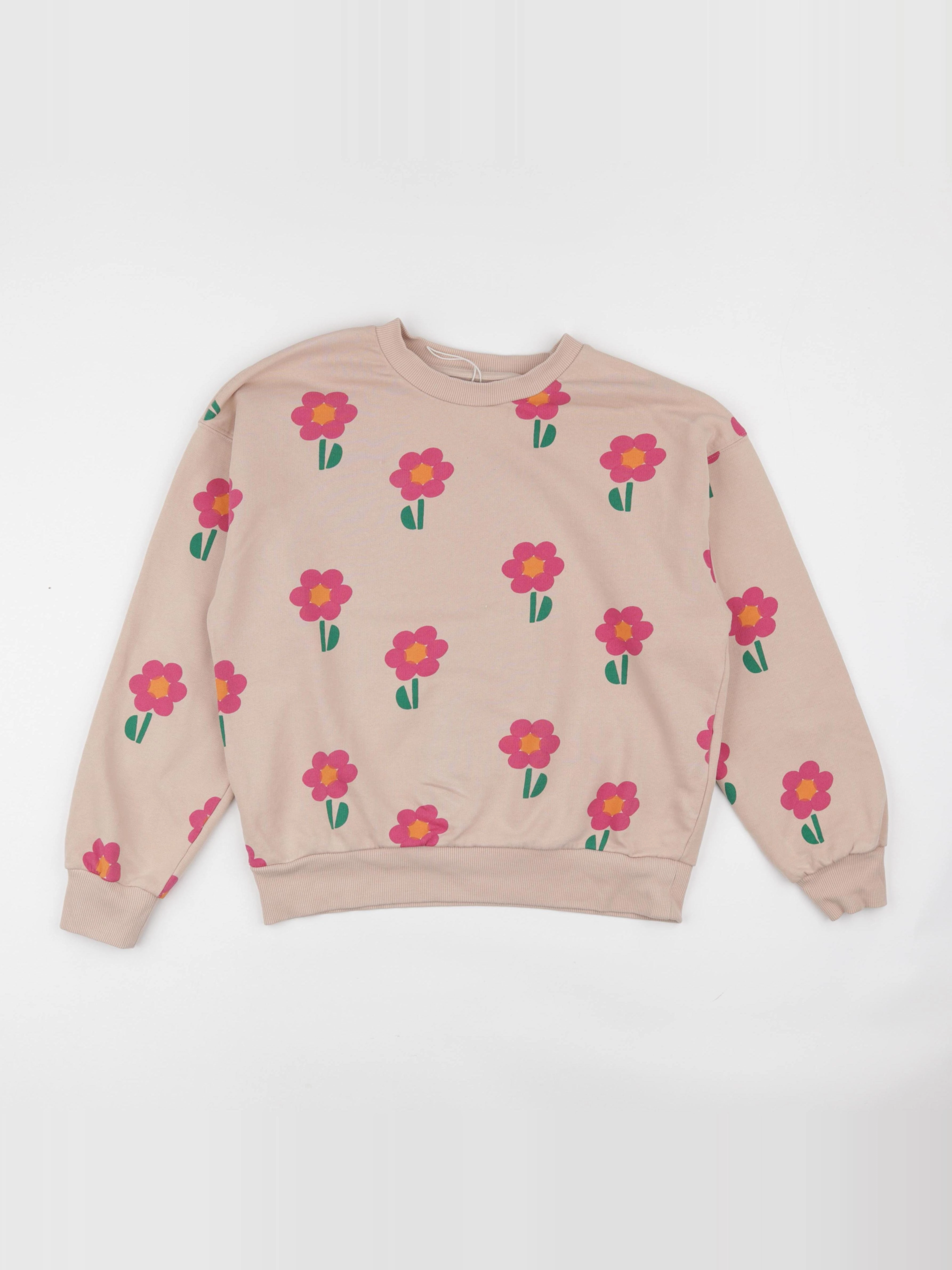 Monoprix - sweat beige - 14 ans