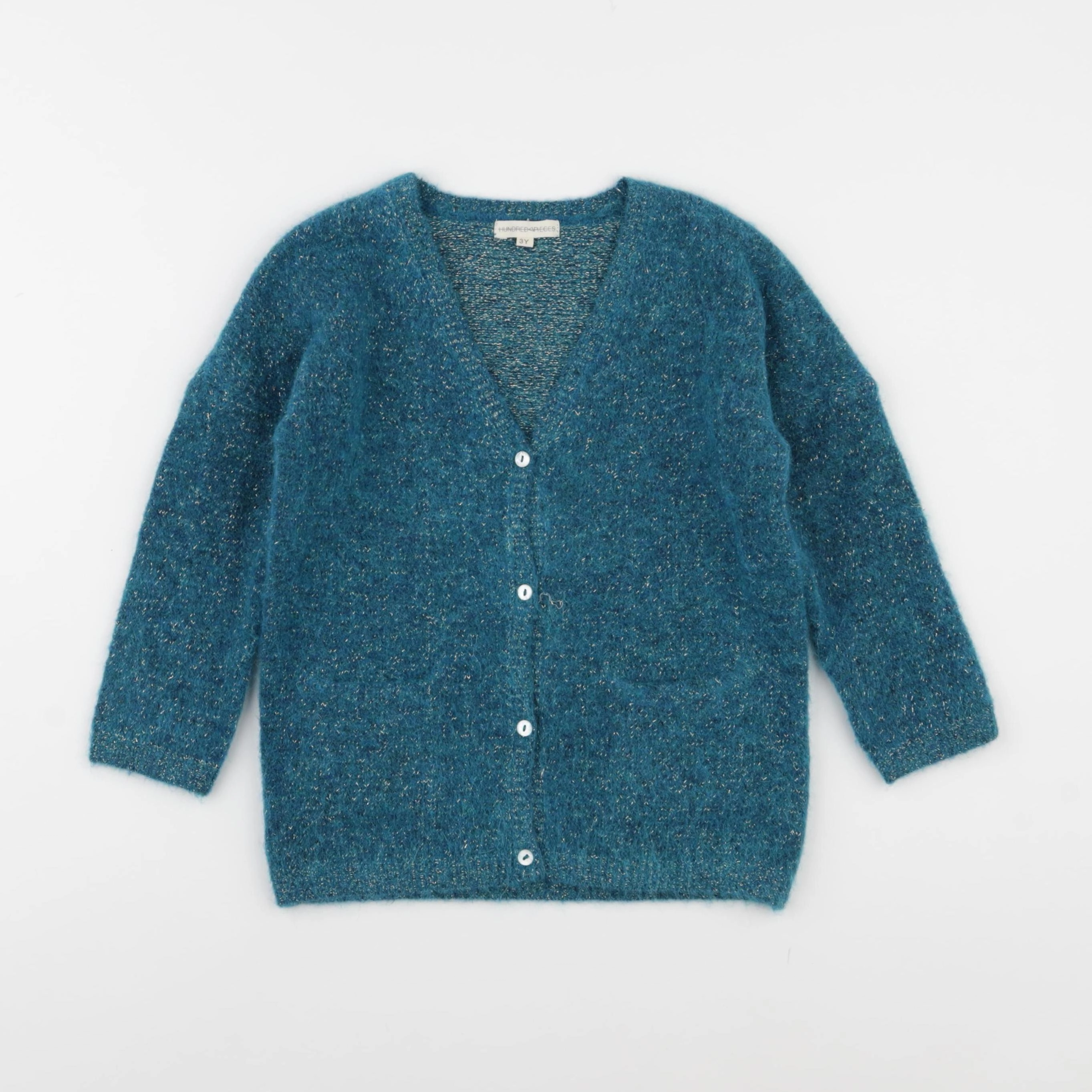 Hundred Pieces - gilet bleu - 3 ans