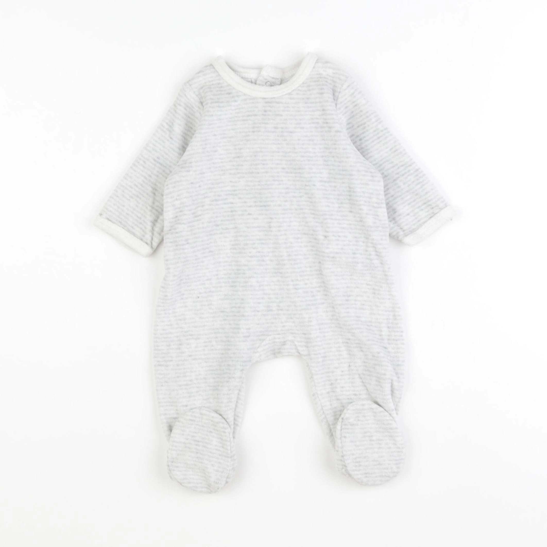 La Redoute - pyjama velours gris - 3 mois