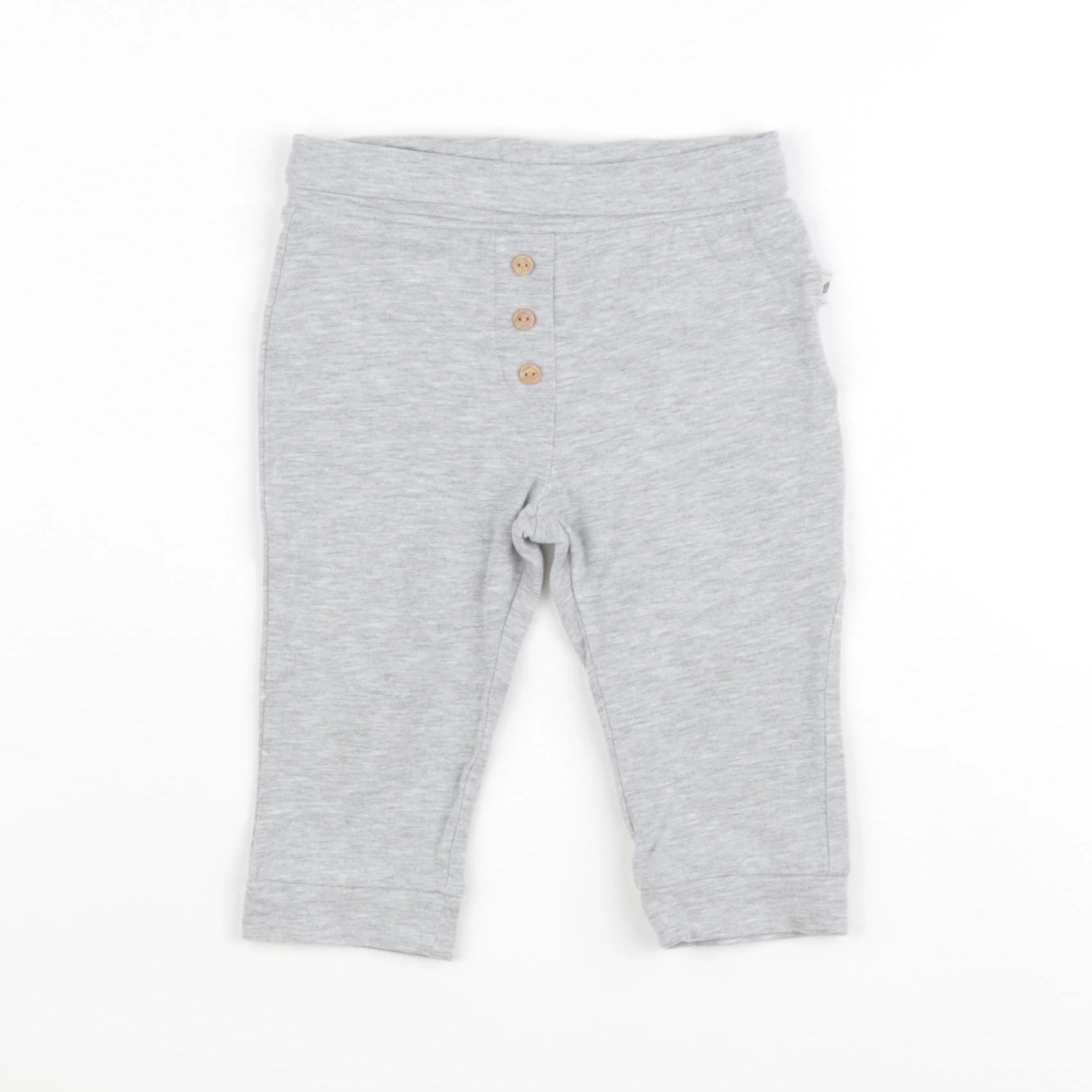 Vertbaudet - legging gris - 12 mois