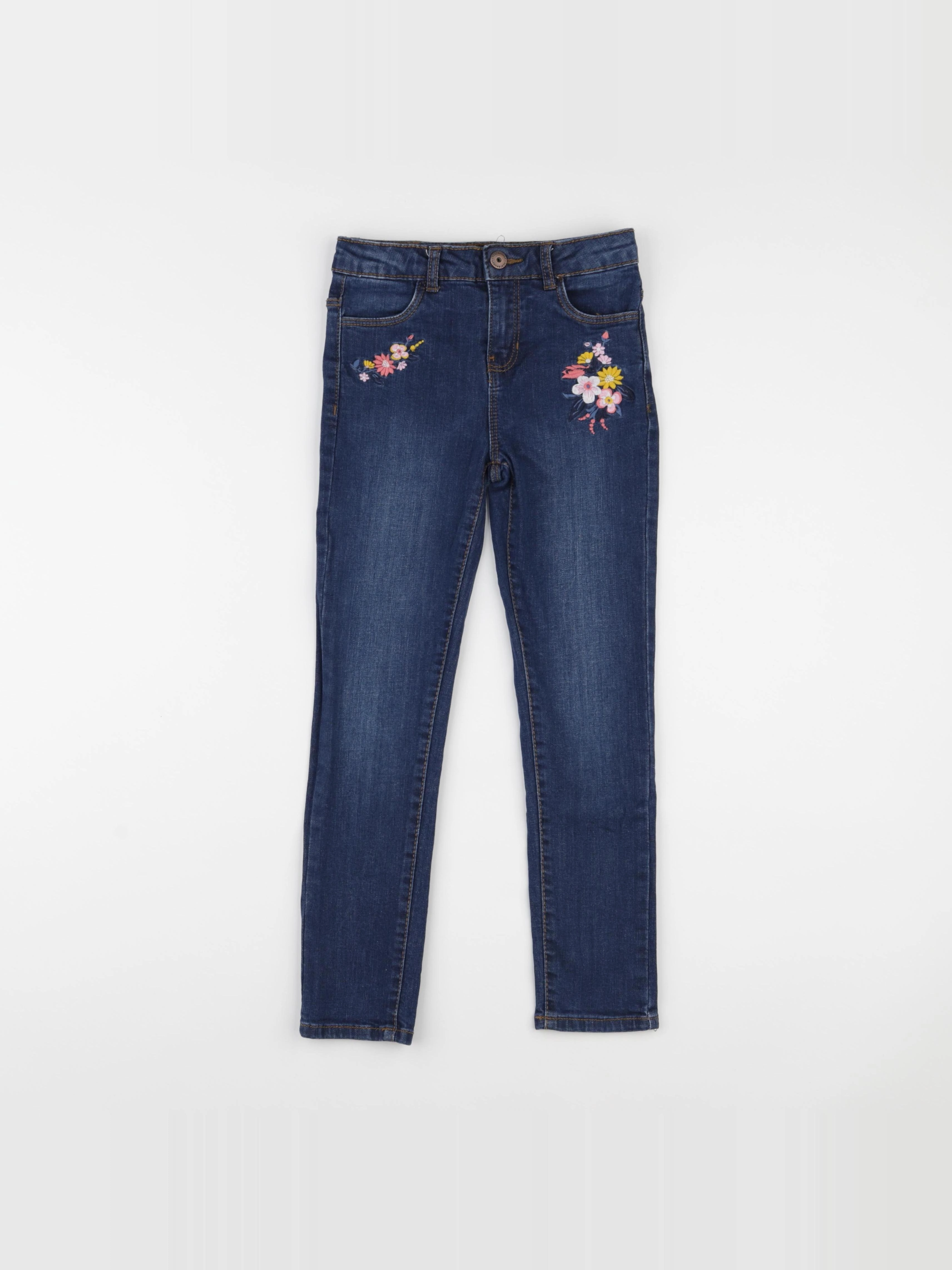 Vertbaudet - jegging bleu - 8 ans