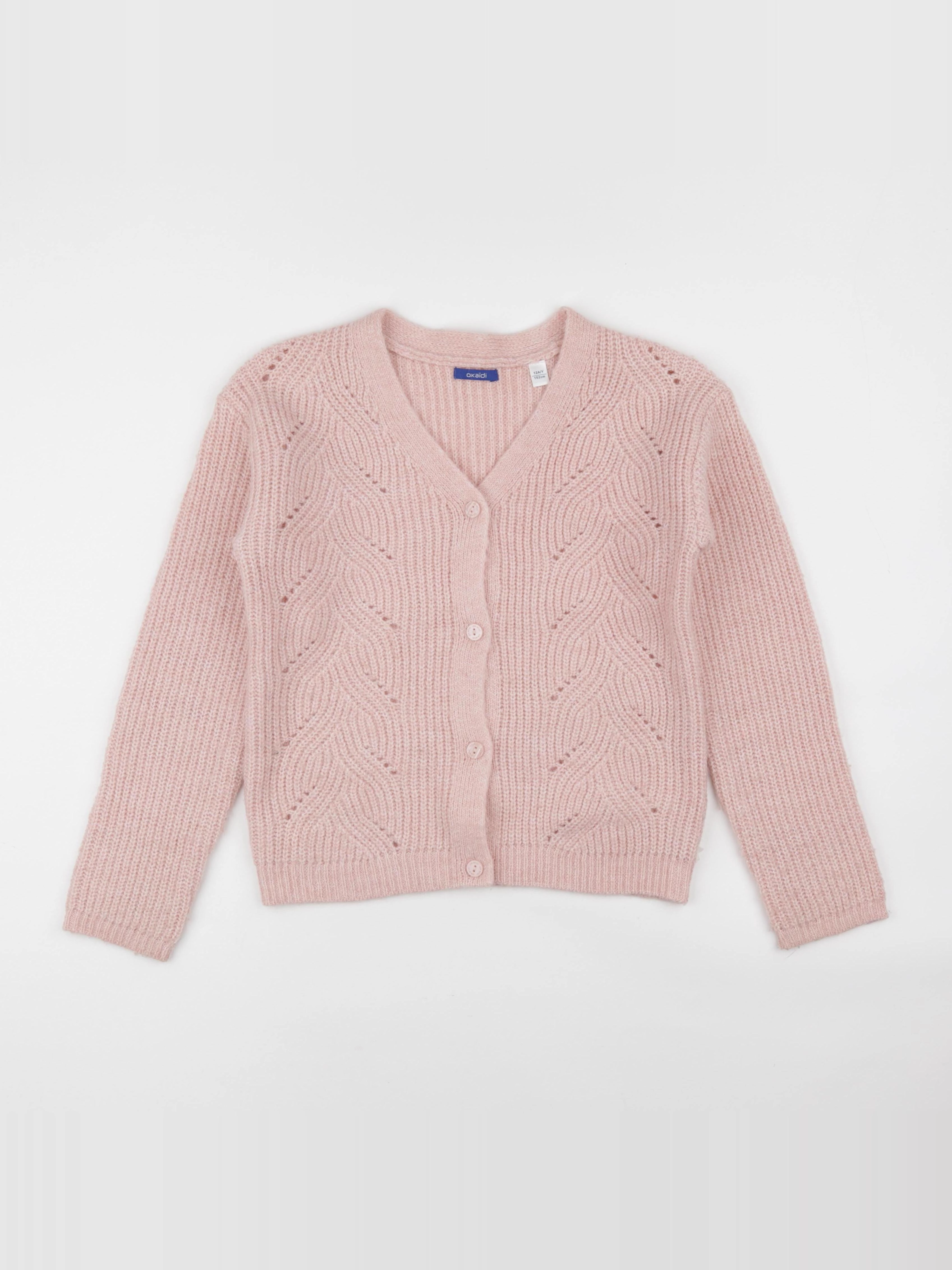 Okaidi - gilet rose - 12 ans