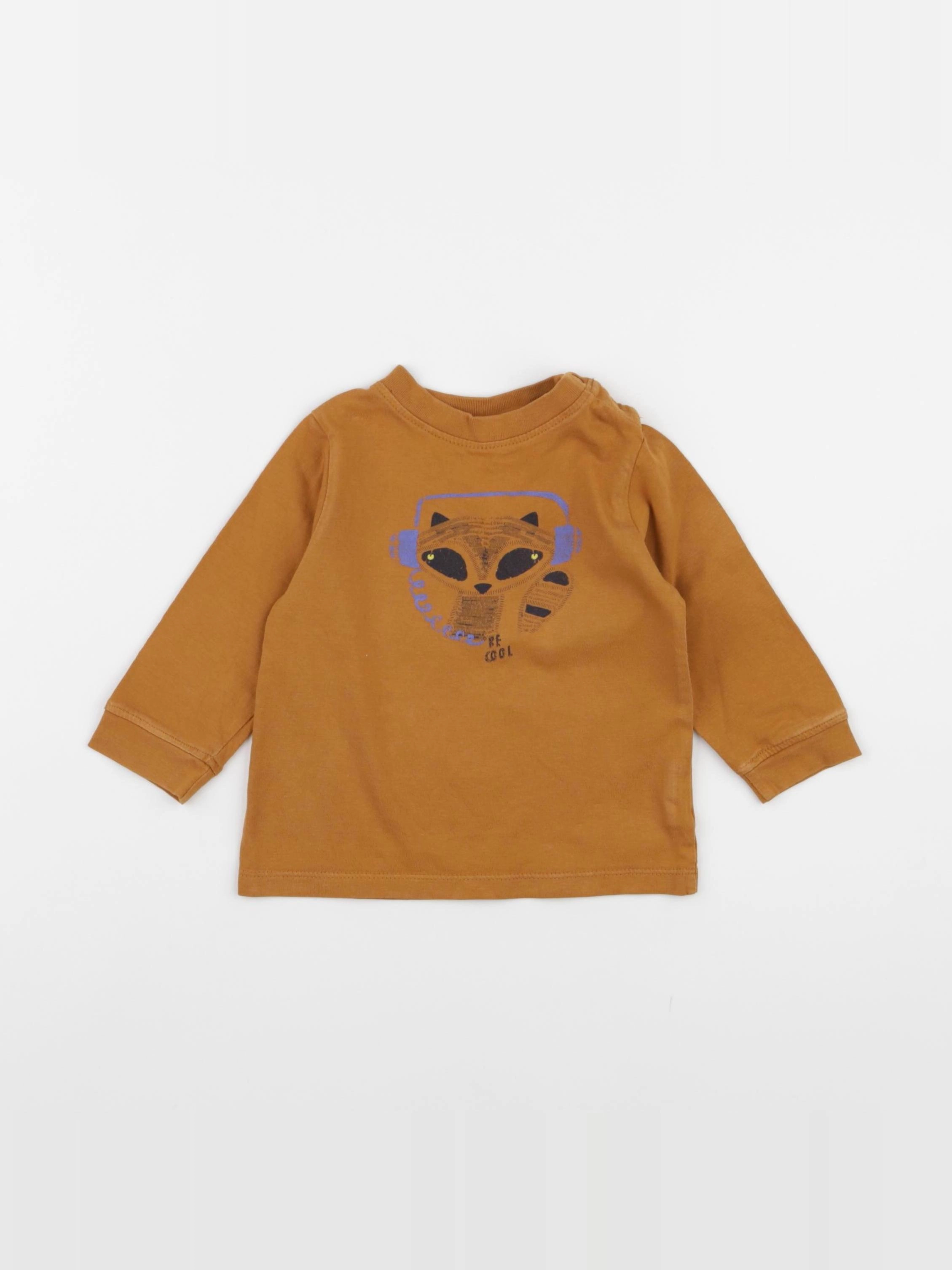 Cadet Rousselle - tee-shirt marron - 6 mois