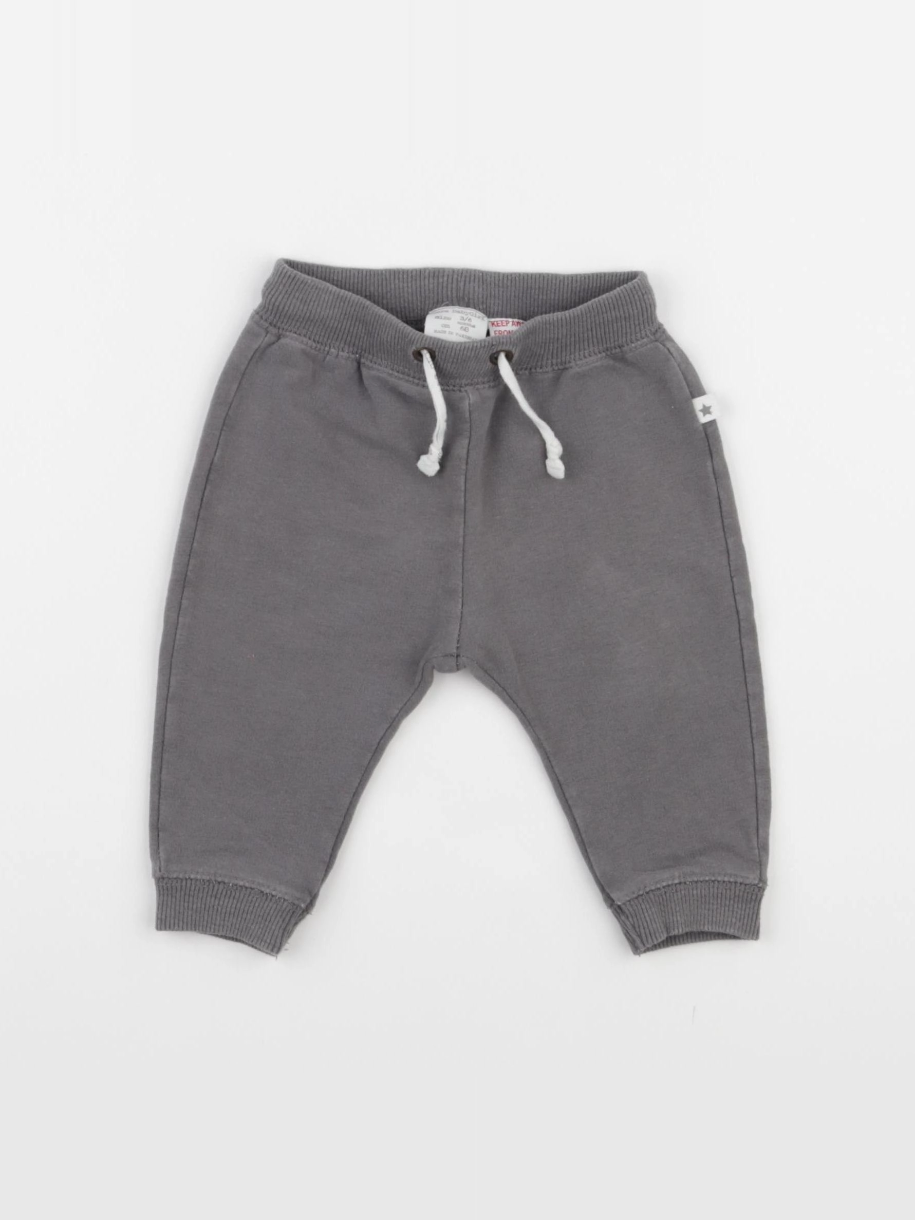 Zara - jogging gris - 3/6 mois