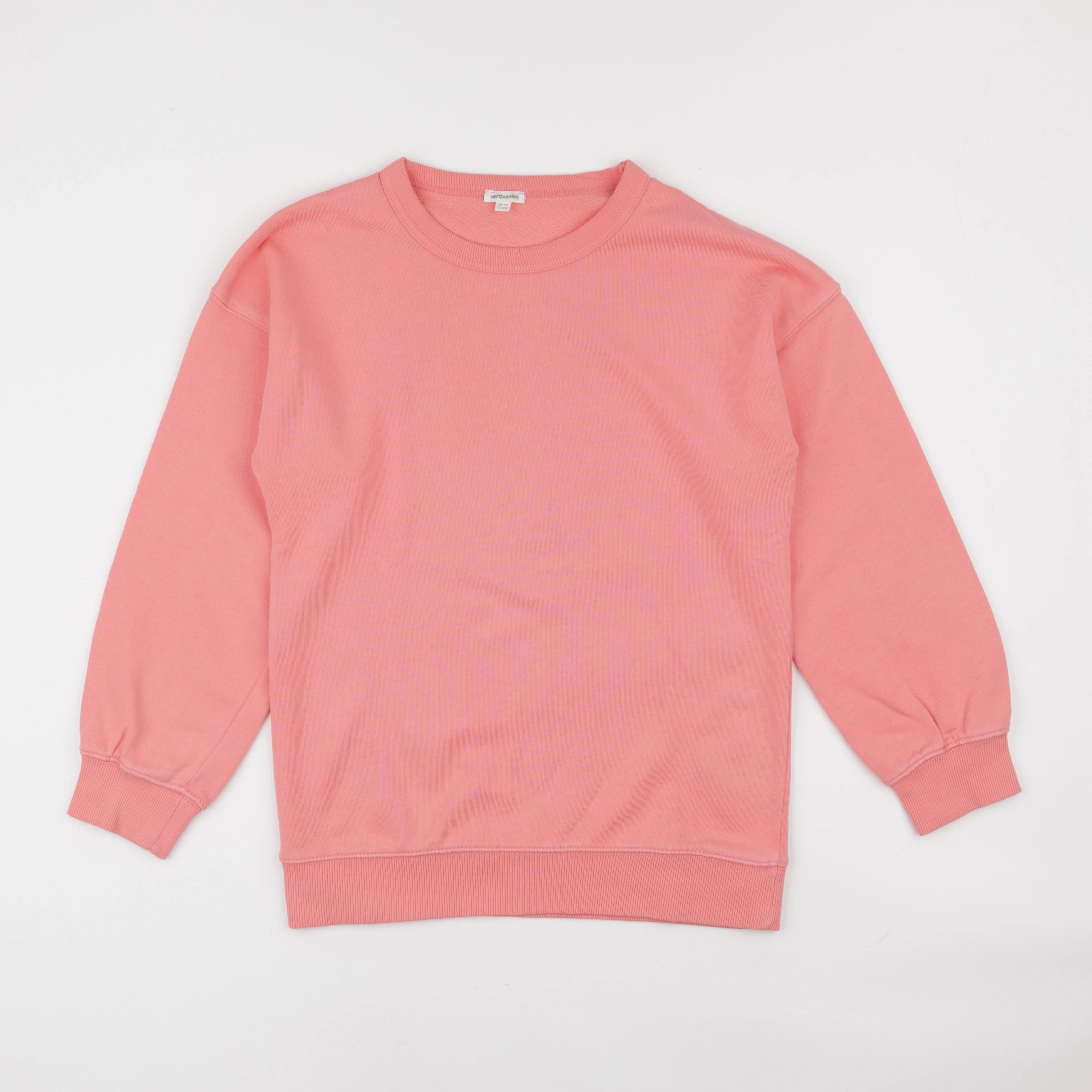 Vertbaudet - sweat rose - 12 ans